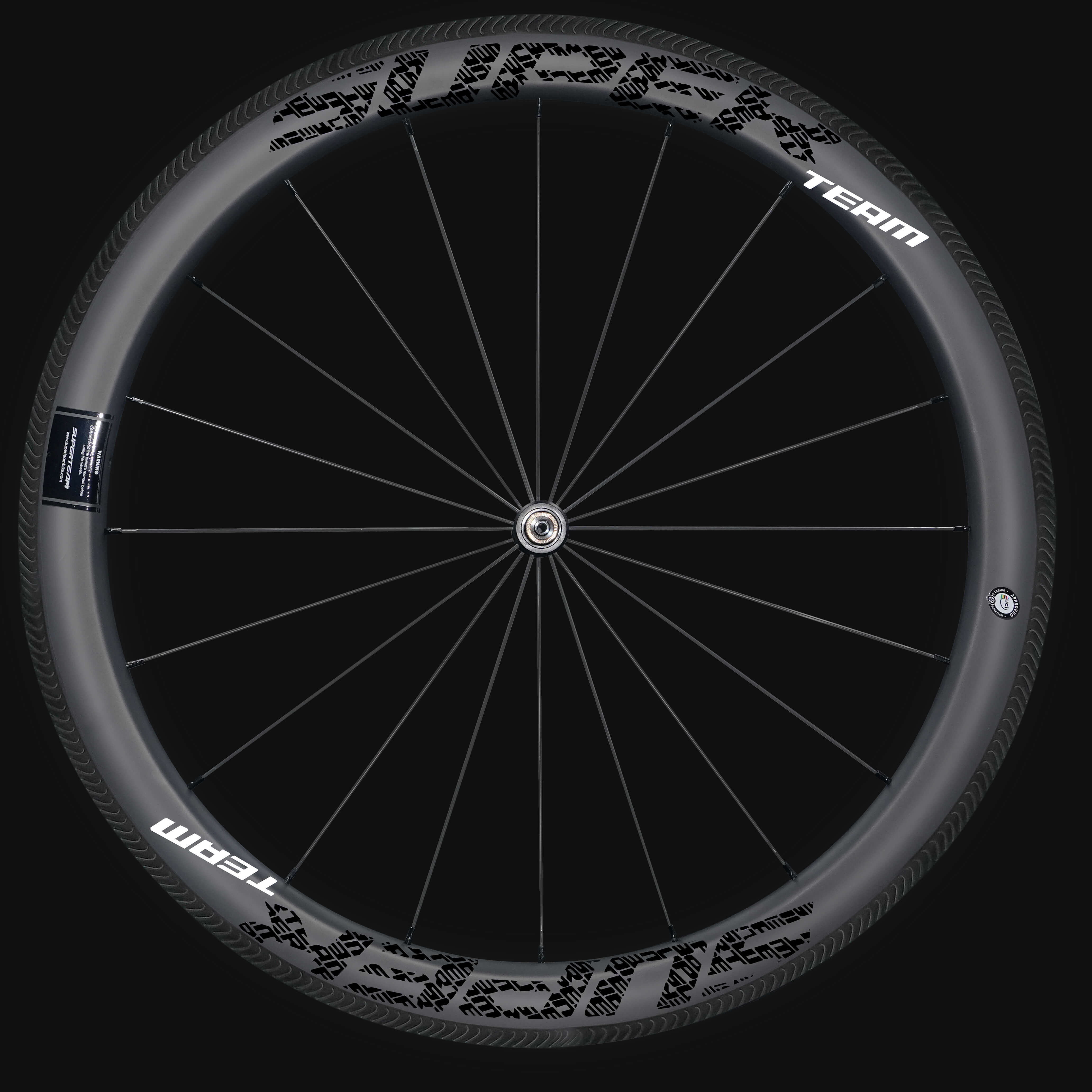Classic PRO R25-50 Carbon Wheelset RIM Brake Black Decals