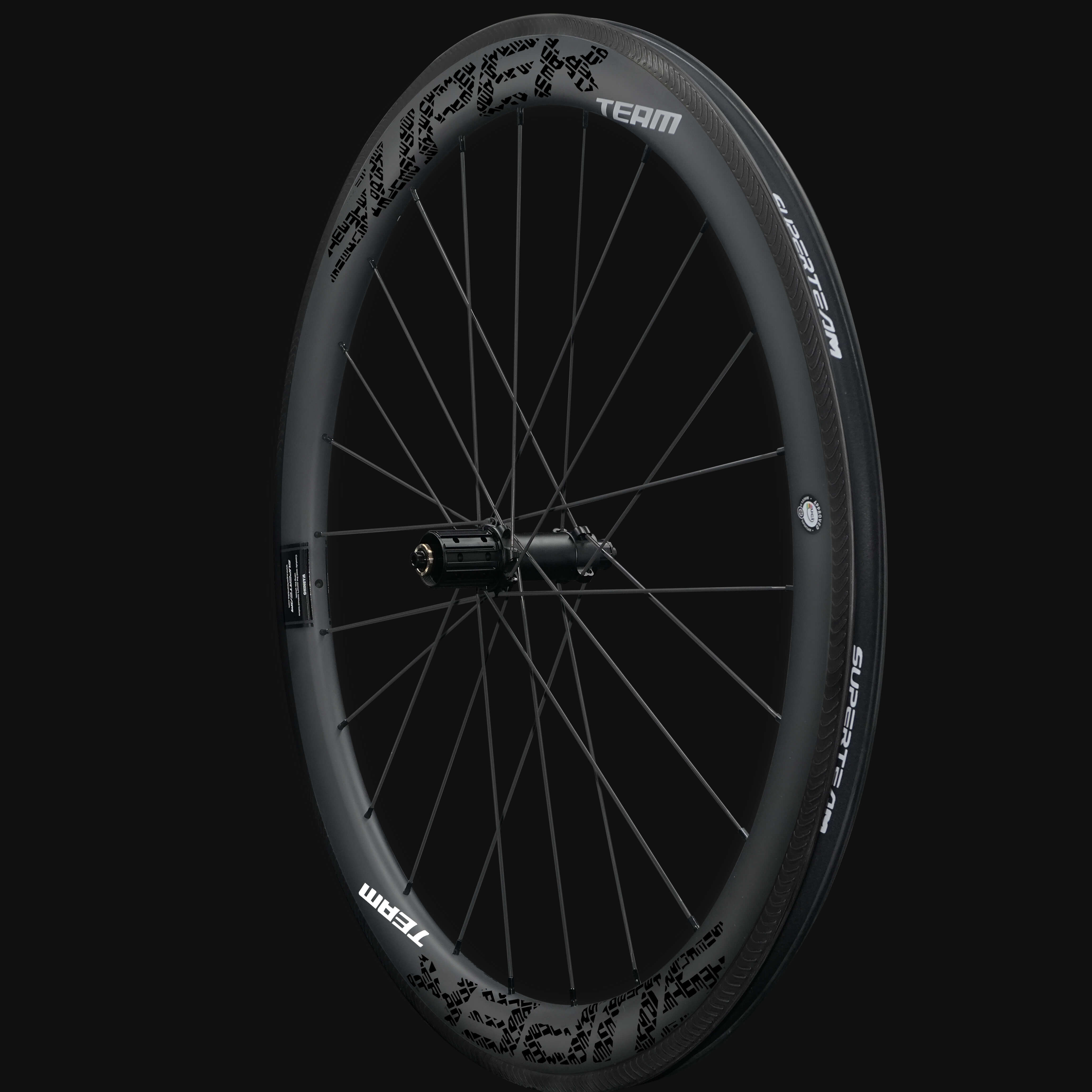 Classic PRO R25-50 Carbon Wheelset RIM Brake Black Decals