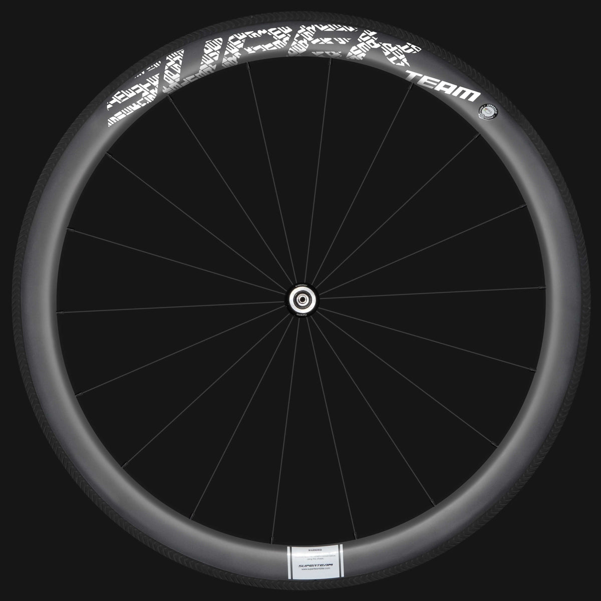 Conjunto de rodas de carbono Classic PRO R25-50 RIM Brake White Decals