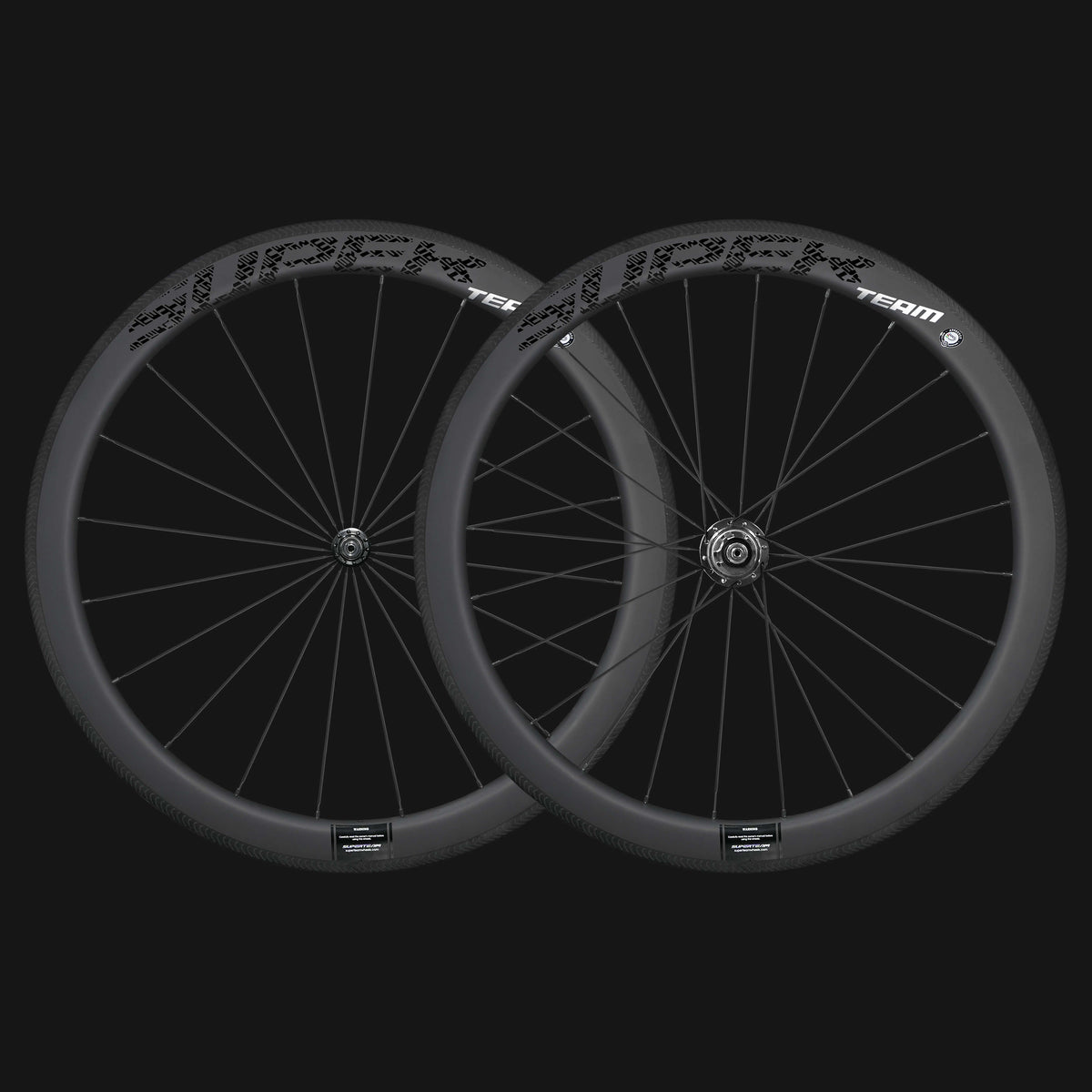 Roues Classic PRO R25-50 à freins sur jante en carbone avec moyeux Campagnolo