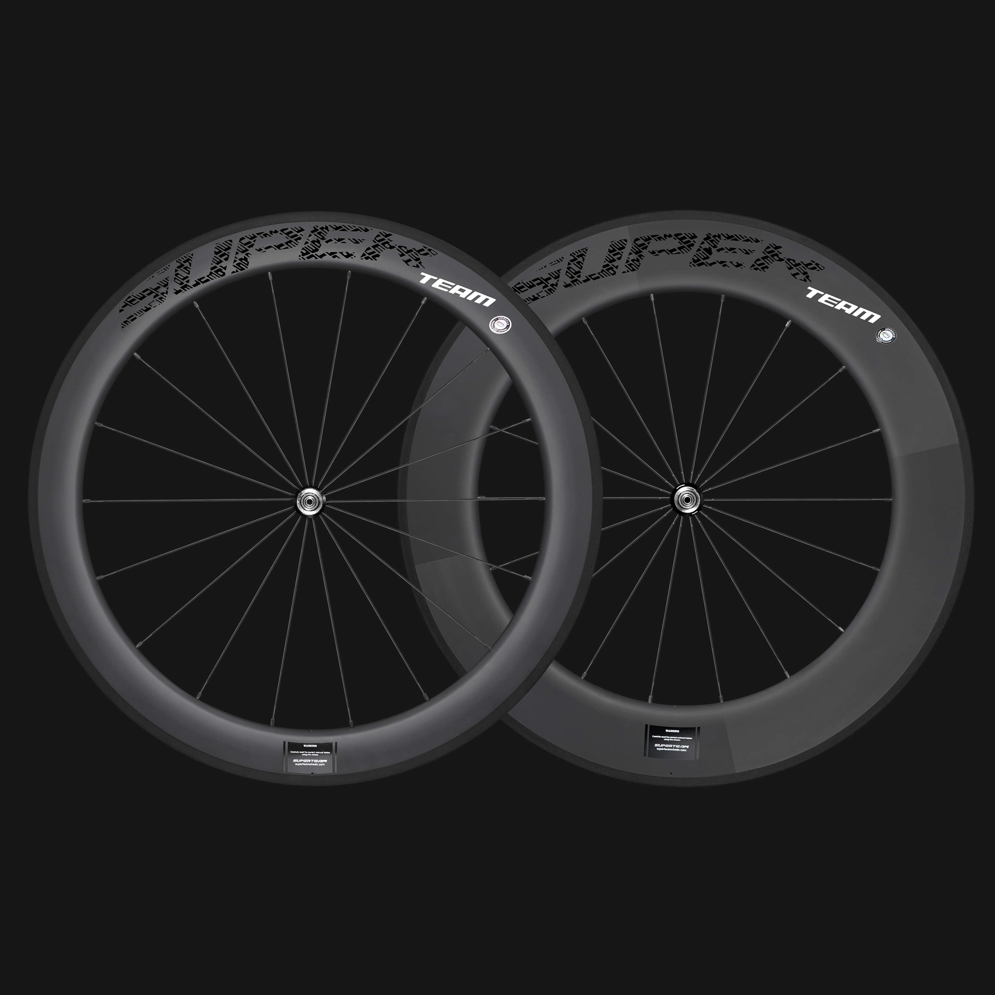 Road Bike Classic PRO R25-60/88 Carbon Wheelset Rim Brake Black