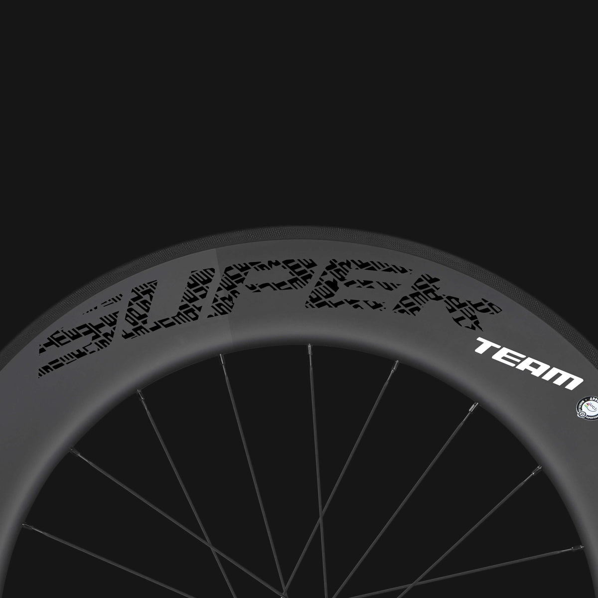 Classic PRO R25-60/88 Carbon Wheelset Rim Brake Black Decals