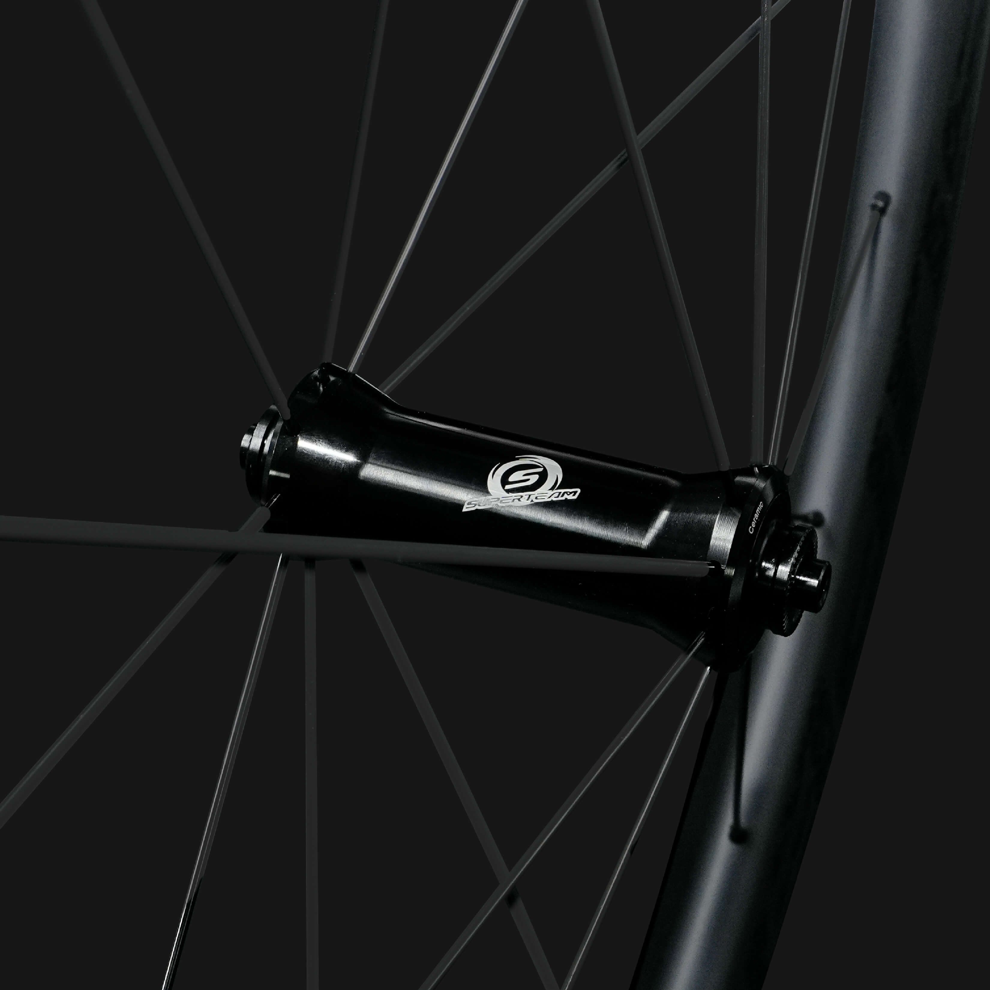 Classic PRO R25-60 Carbon Wheelset RIM Brake Black Decals
