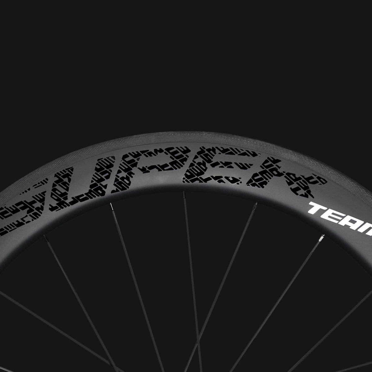 Classic PRO R25-60 Carbon Wheelset RIM Brake Black Decals
