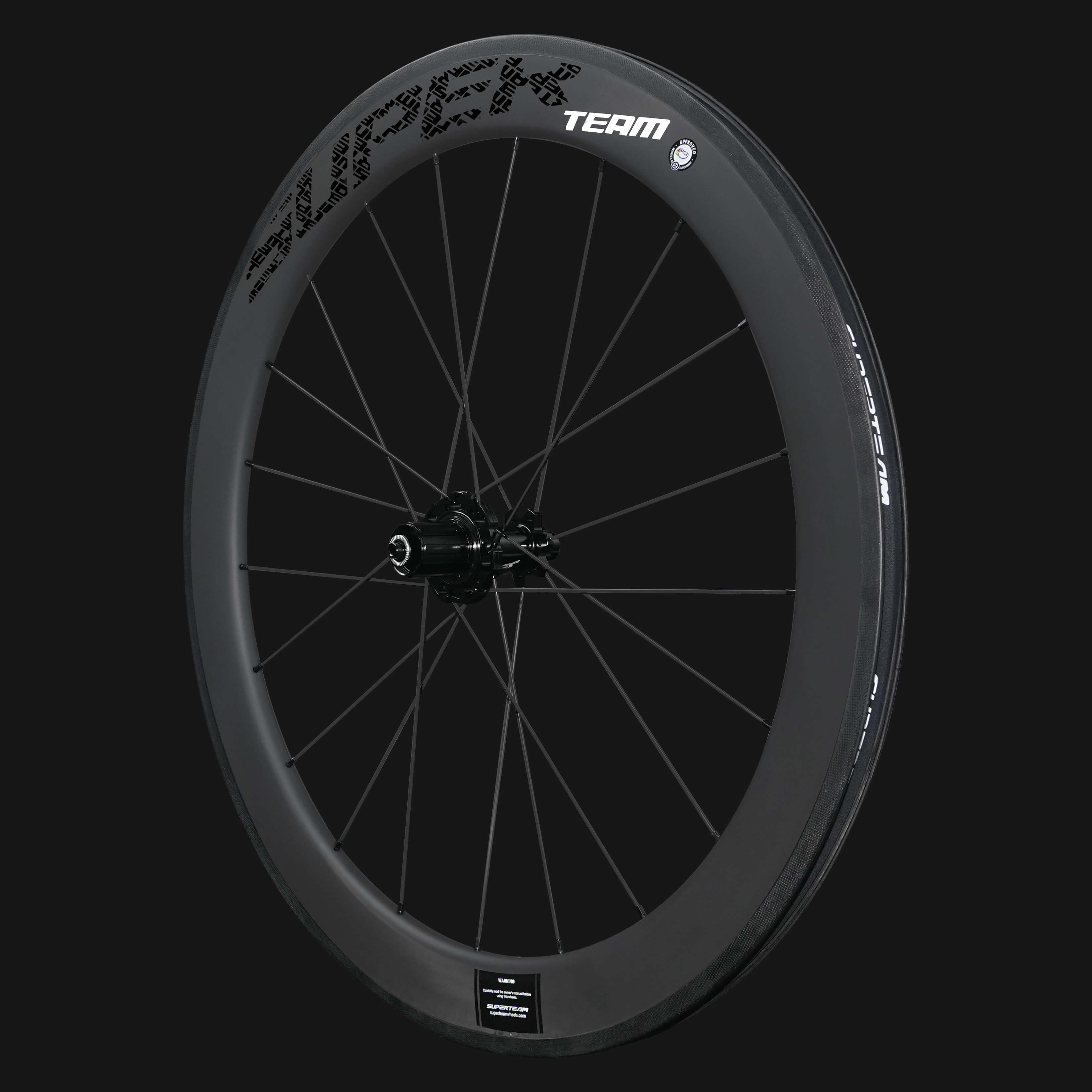 Classic PRO R25-60 Carbon Wheelset RIM Brake Black Decals