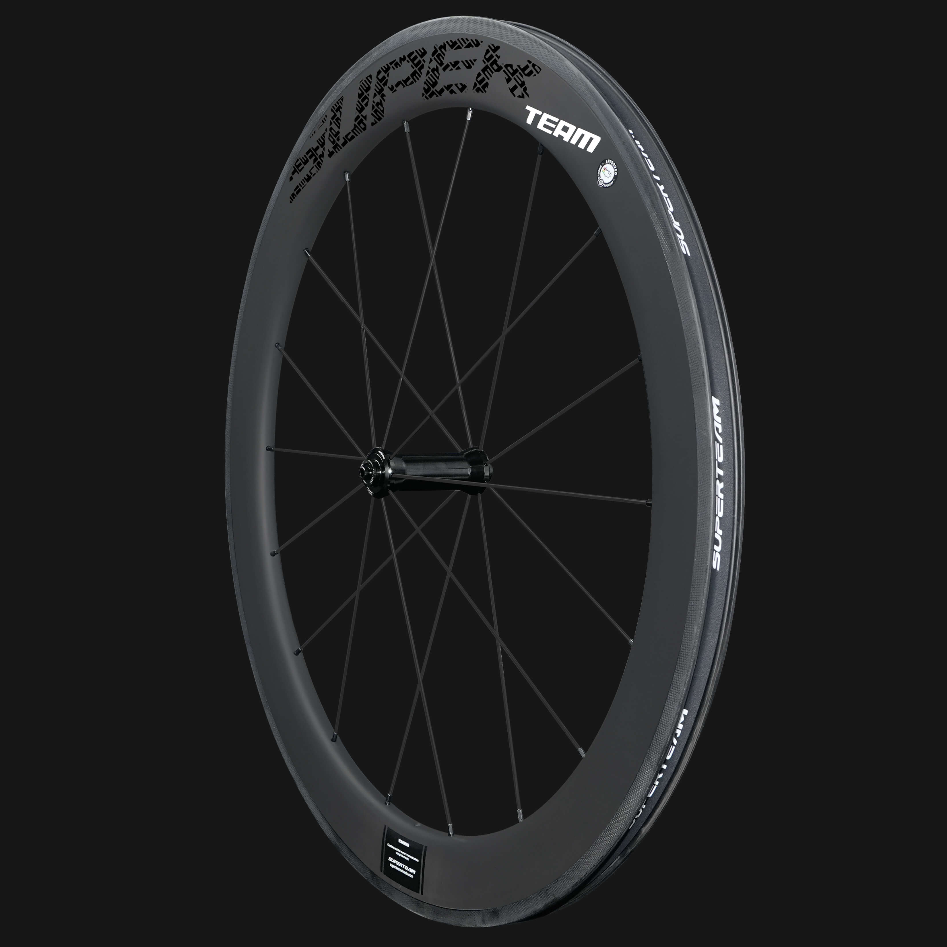 Classic PRO R25-60 Carbon Wheelset RIM Brake Black Decals