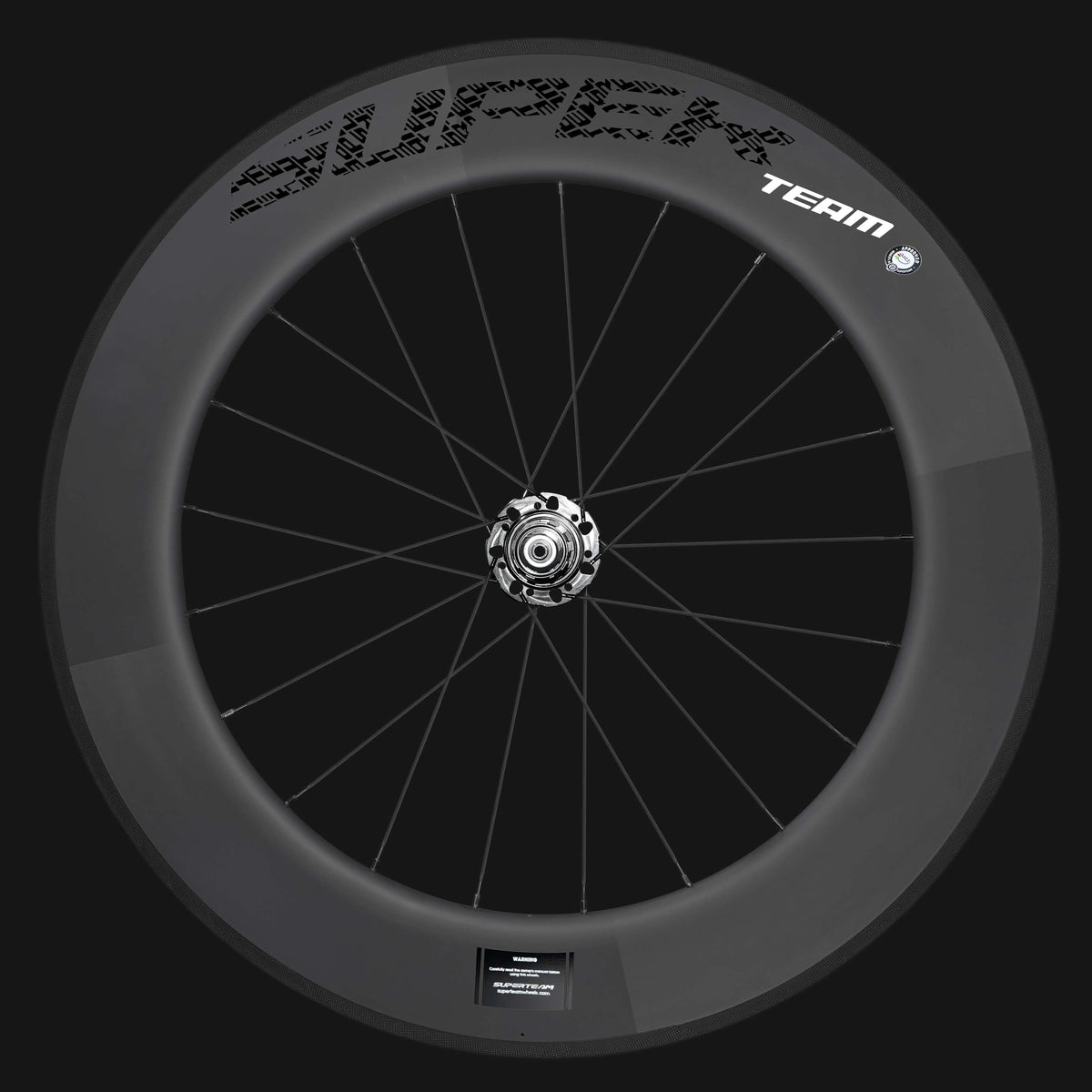 Roues Classic PRO R25-88 en carbone, freins sur jante, autocollants noirs