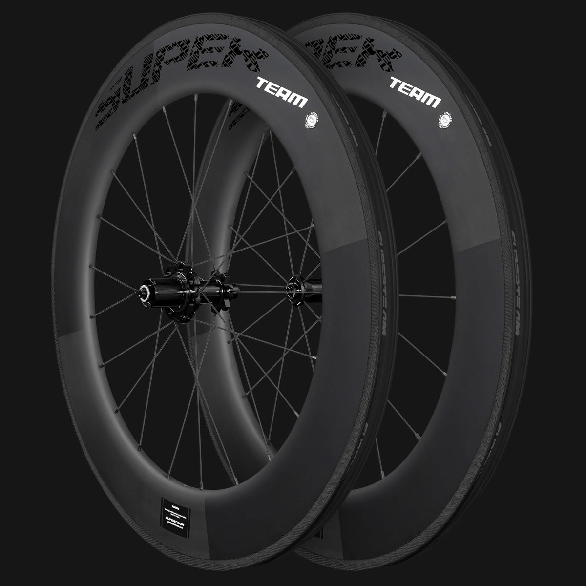 Classic PRO R25-88 Carbon Wheelset RIM Brake Black Decals