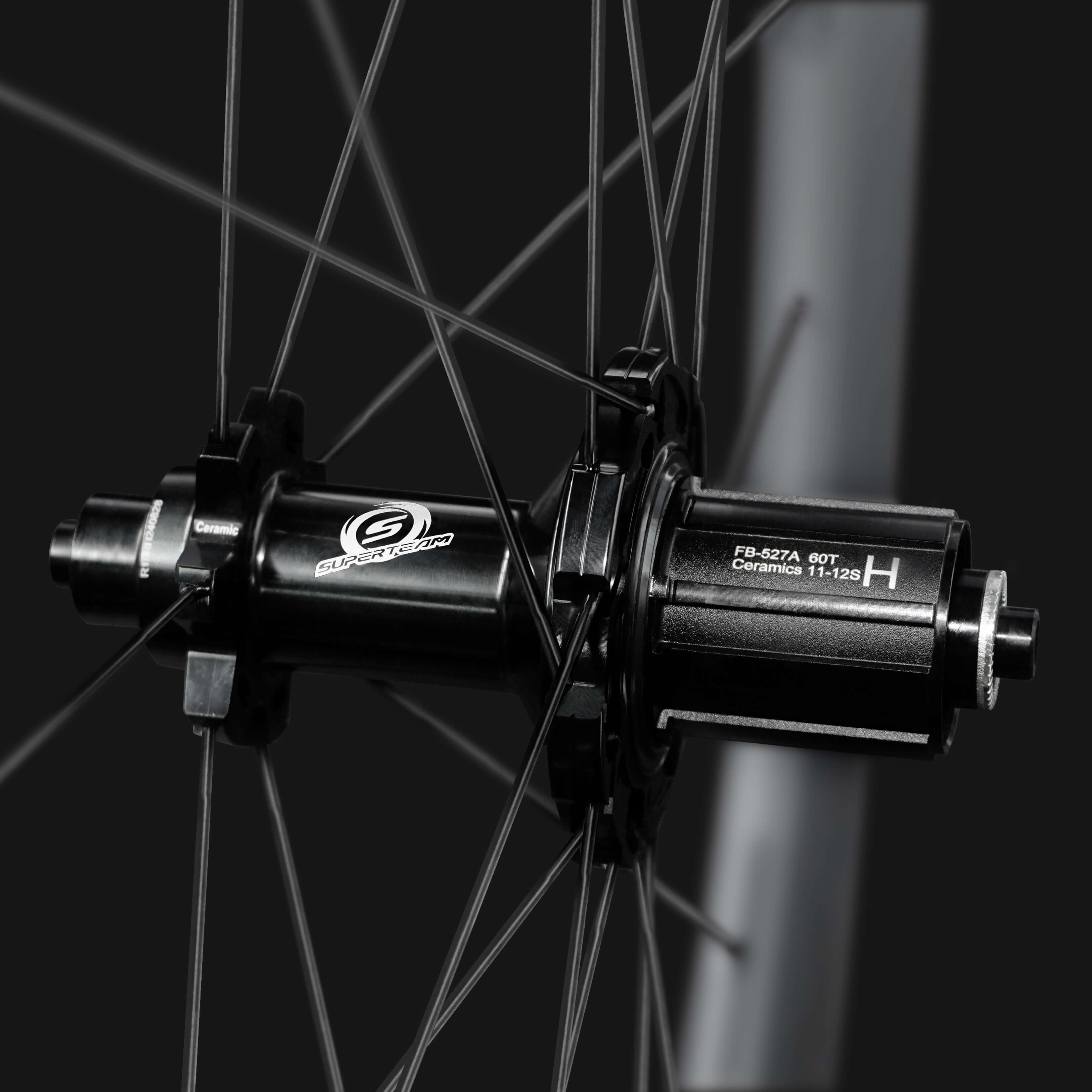 Classic PRO R25-88 Carbon Wheelset RIM Brake Black Decals Carbon Spoke Road Wheelset