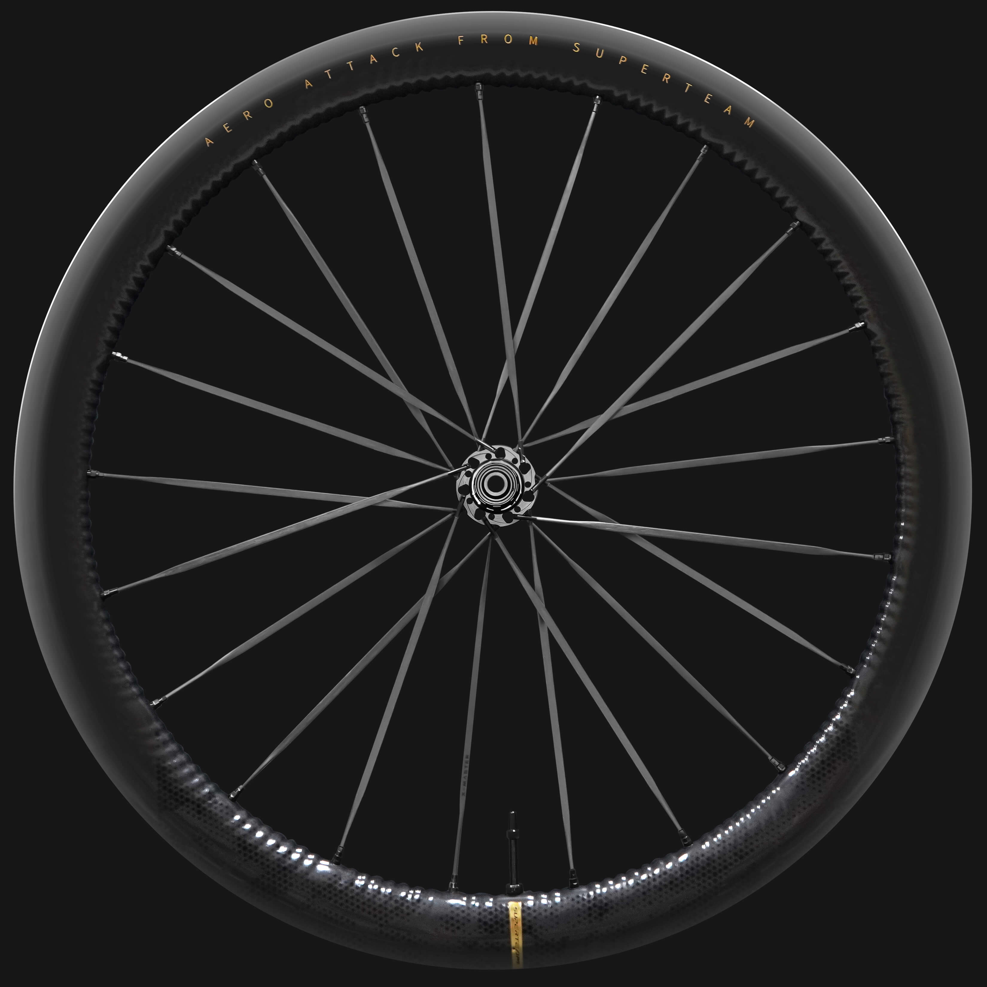 S-ALL Carbon EVO D28-50 DISC Brake Wheelsets Black Spokes