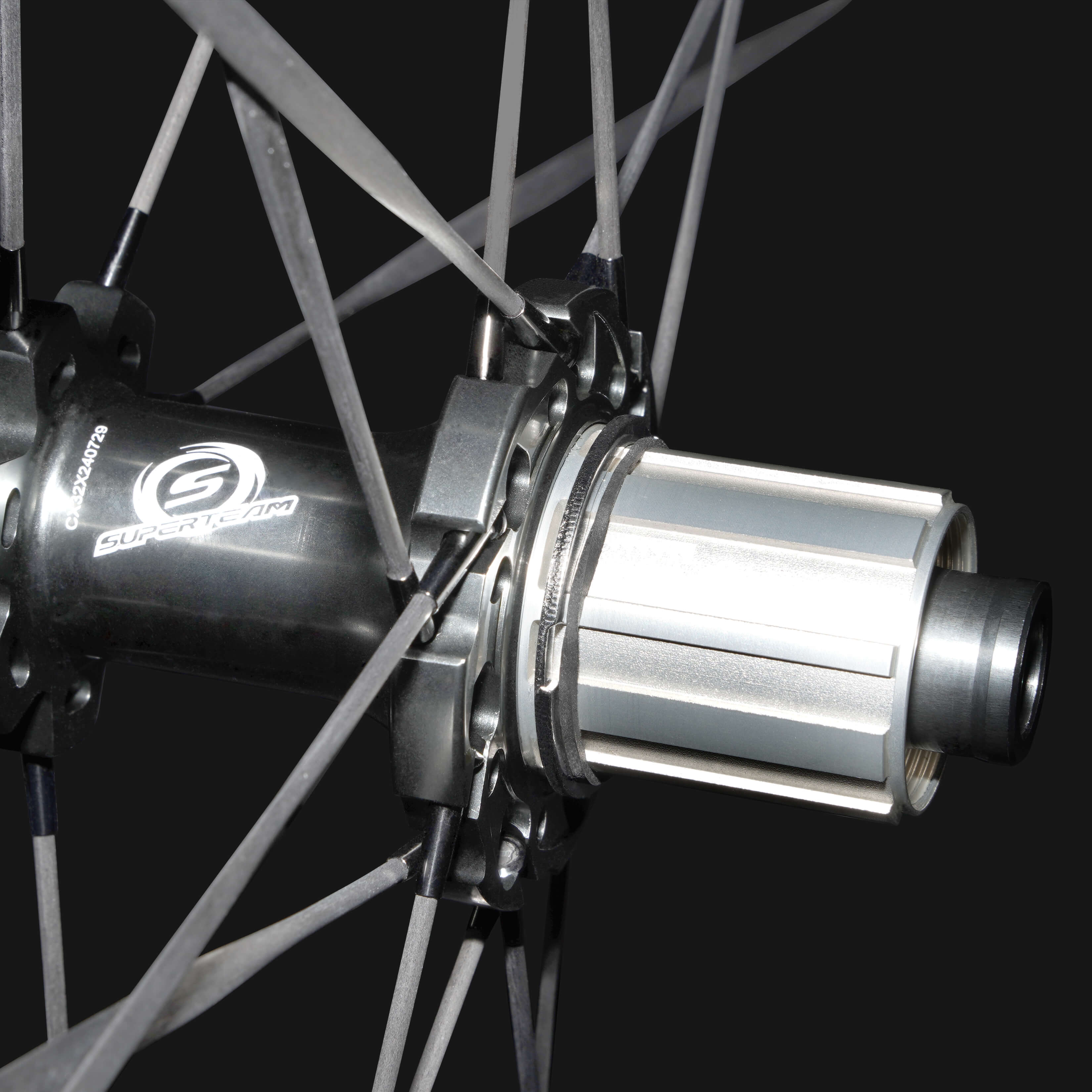 S-ALL Carbon EVO D28-50 DISC Brake Wheelsets Black Spokes