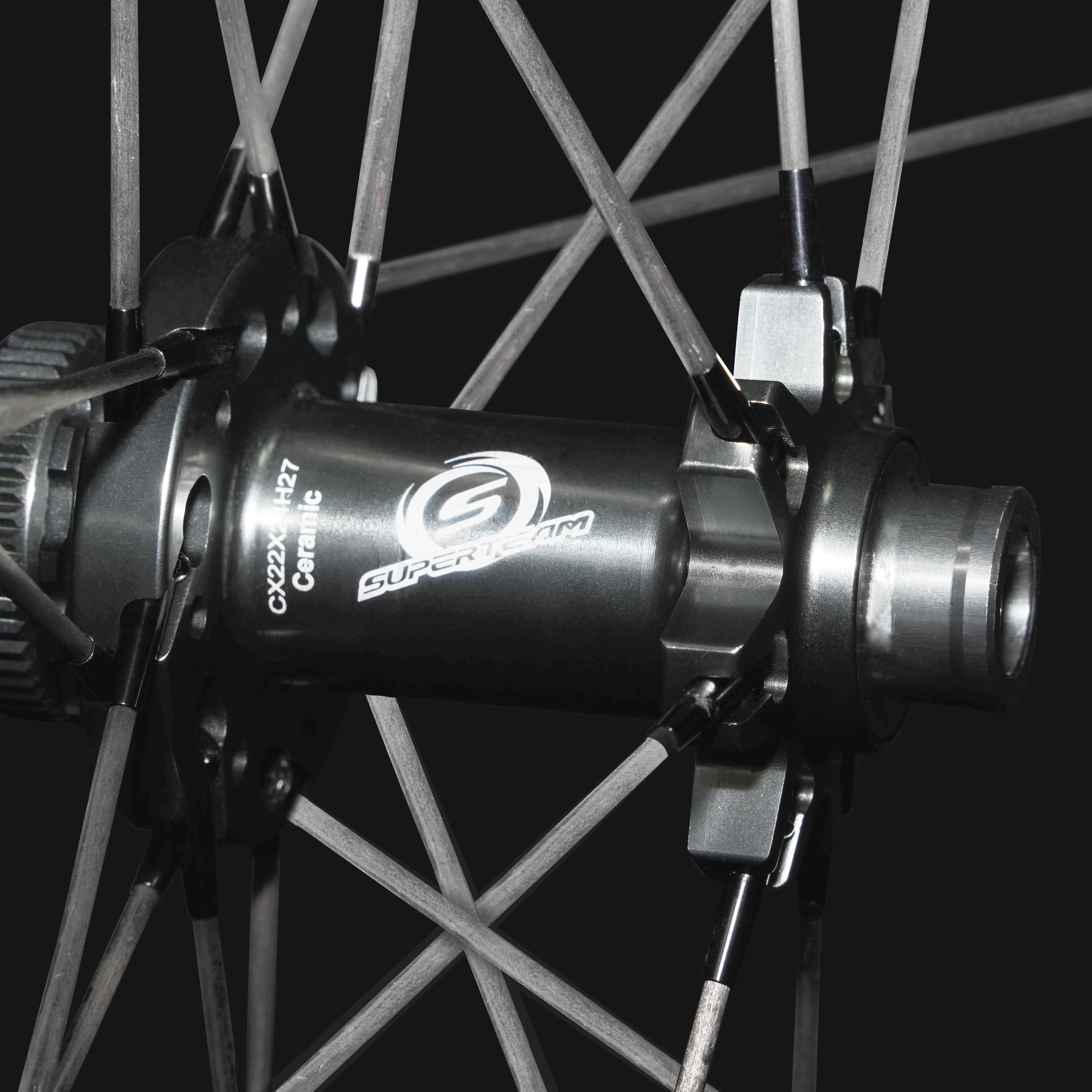 S-ALL Carbon EVO D28-50 DISC Brake Wheelsets Black Spokes