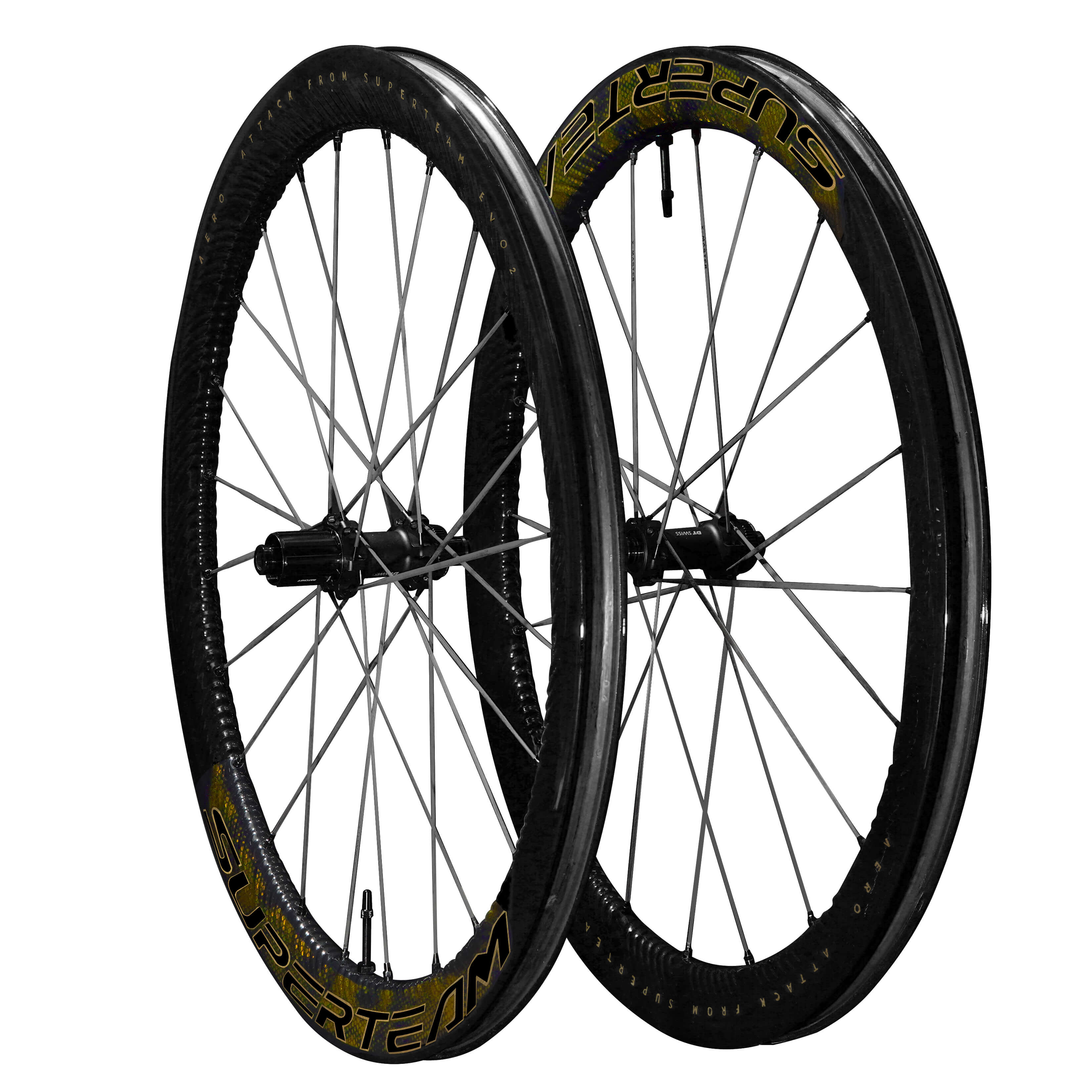 S-ALL Carbon EVO Ⅱ D30-50 DISC Brake Gold Decals