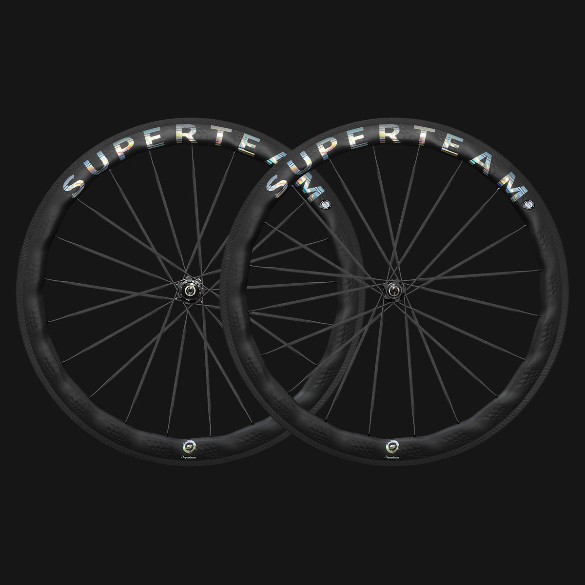 S-ALL Carbon Ultra R25-50 RIM Brake Silver Decals
