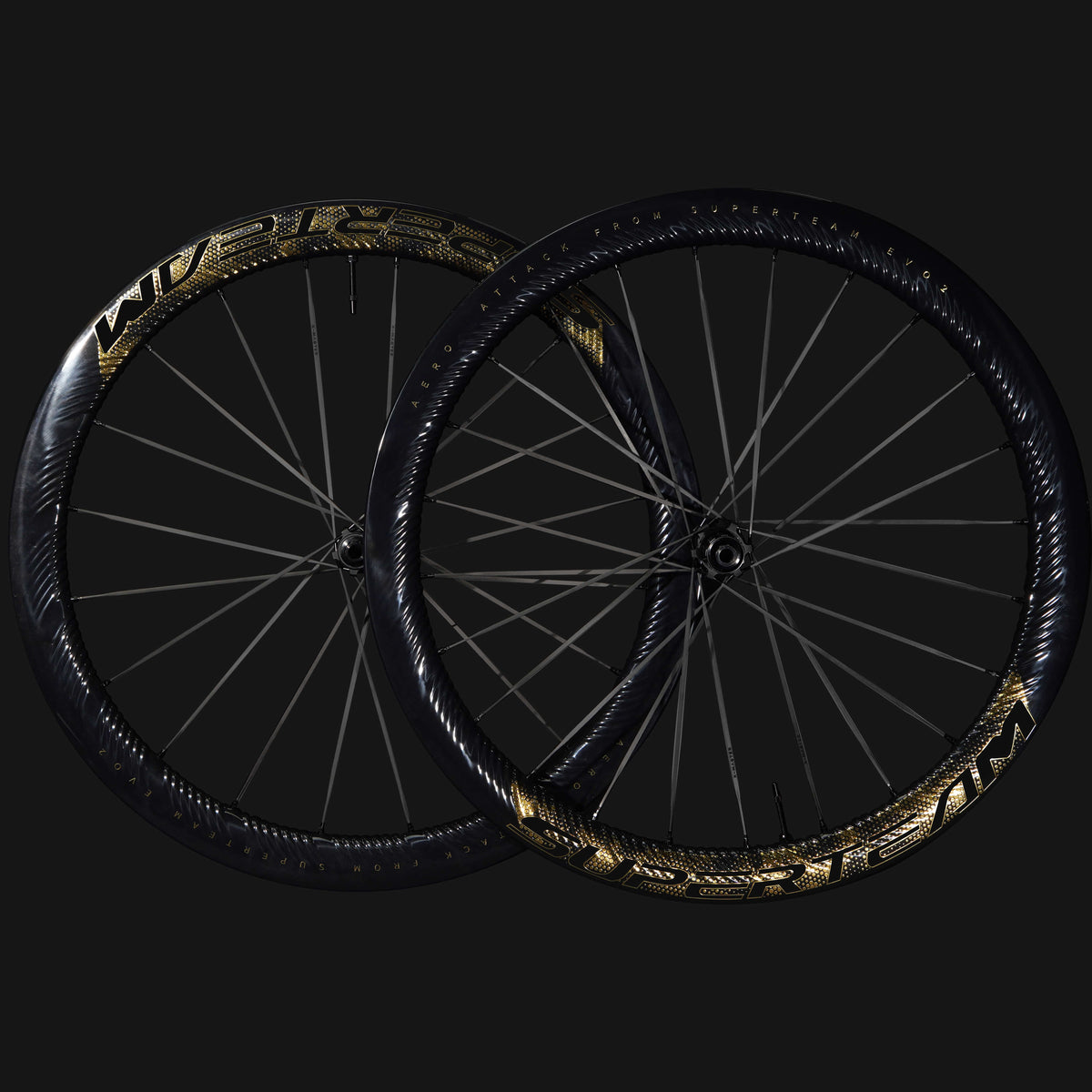 S-ALL Carbon EVO Ⅱ D30-50 DISC Brake Gold Decals