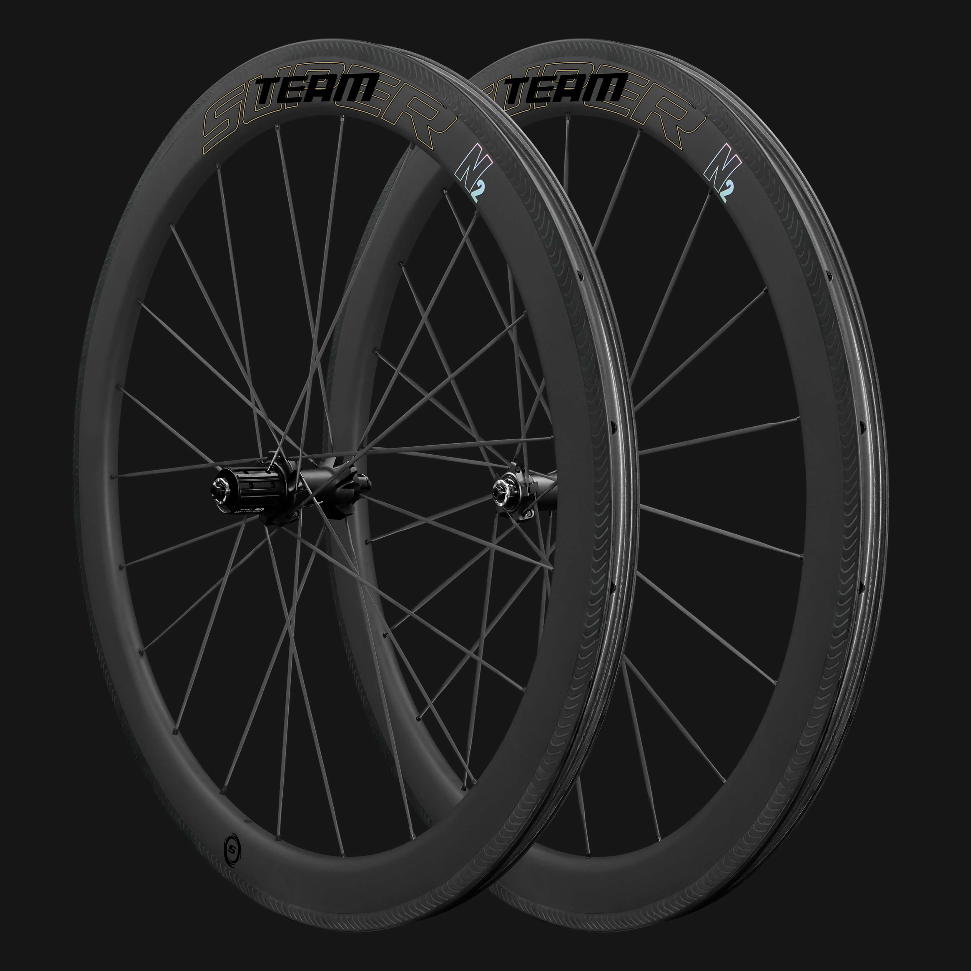 S-ALL Carbon N2 RIM Brake Carbon Spoke Road Wheelset