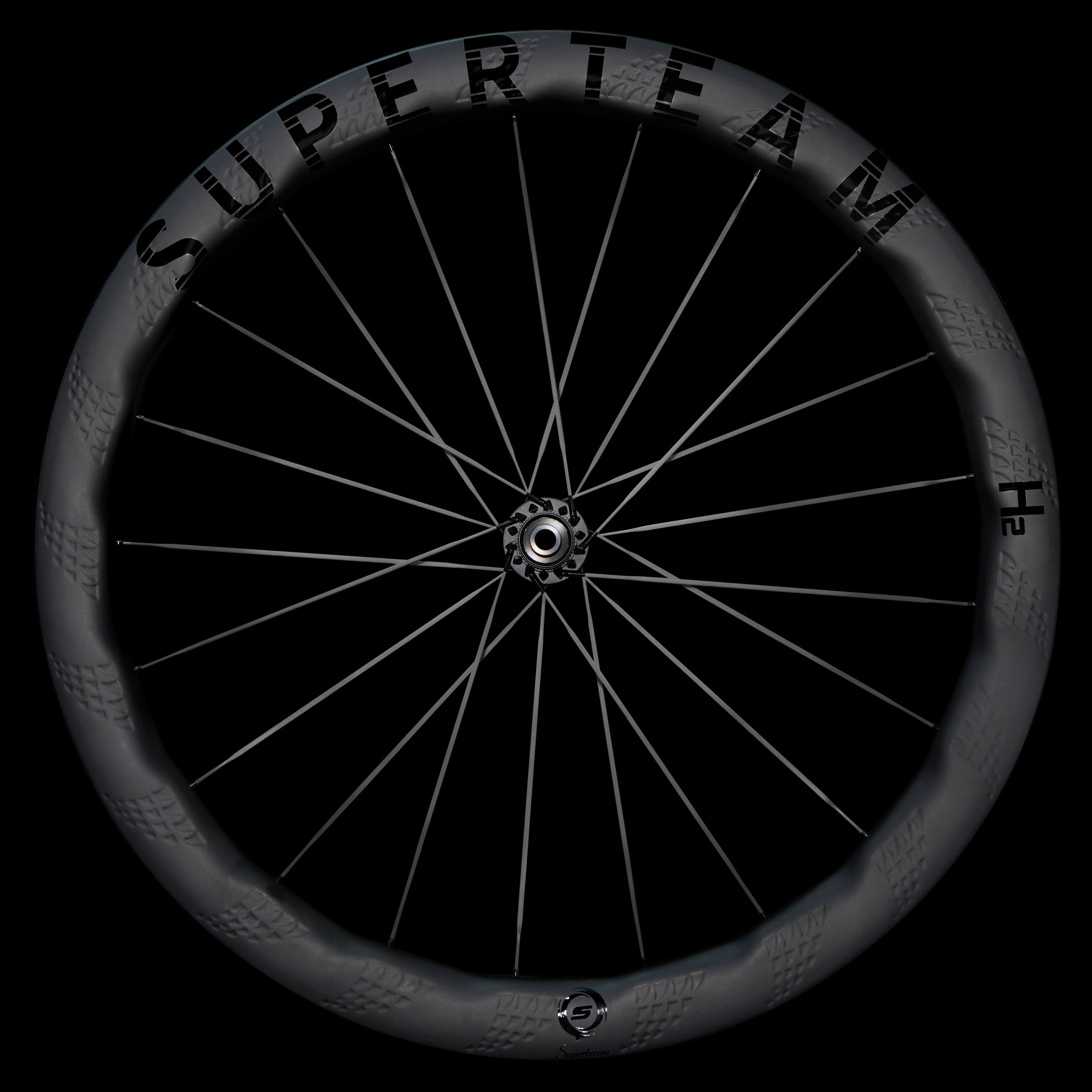 S - All Carbon Ultra H2 D30 - 50 Disc Brake Black Decals French Warehouse - Superteam Wheels