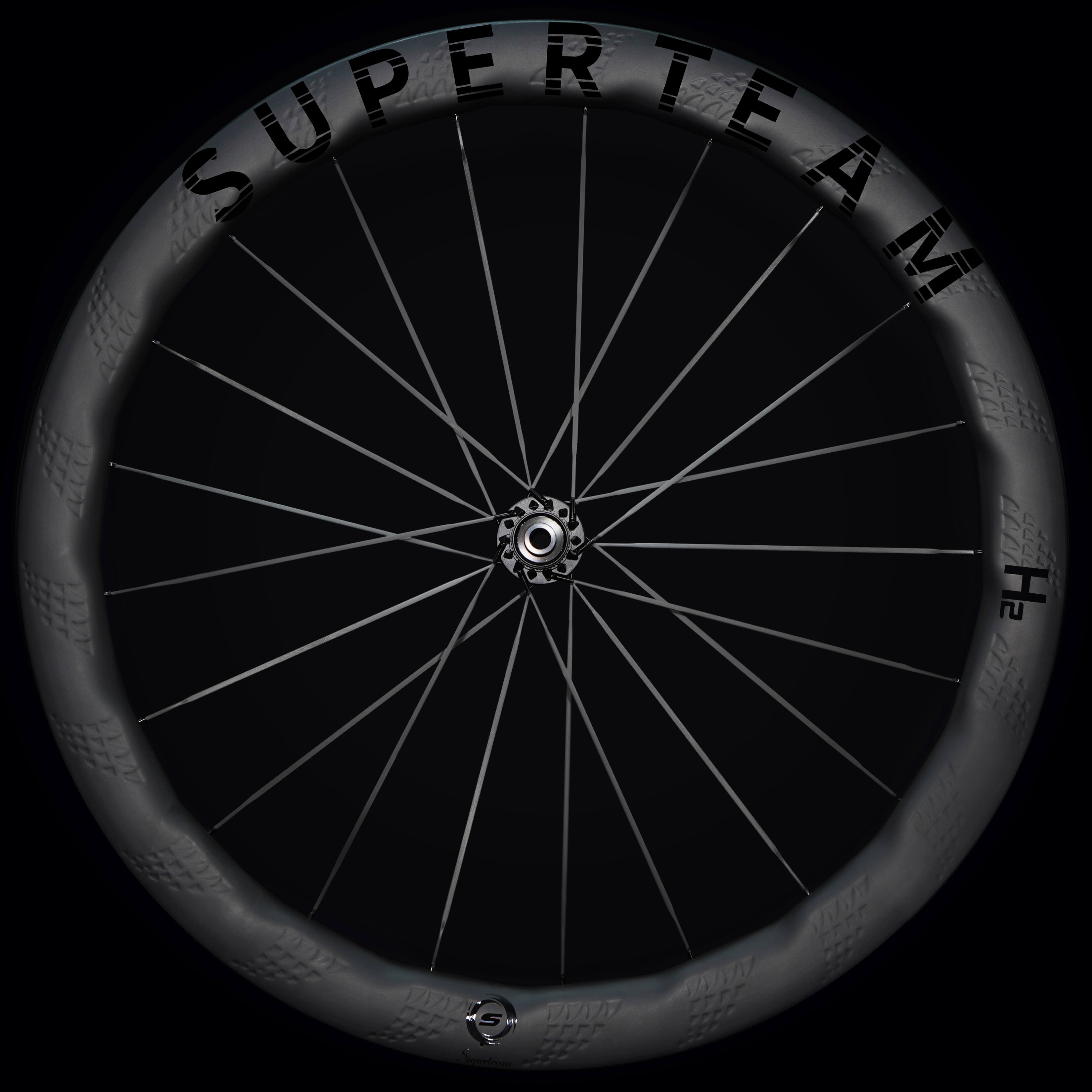 S - All Carbon Ultra H2 D30 - 50 Disc Brake Black Decals French Warehouse - Superteam Wheels