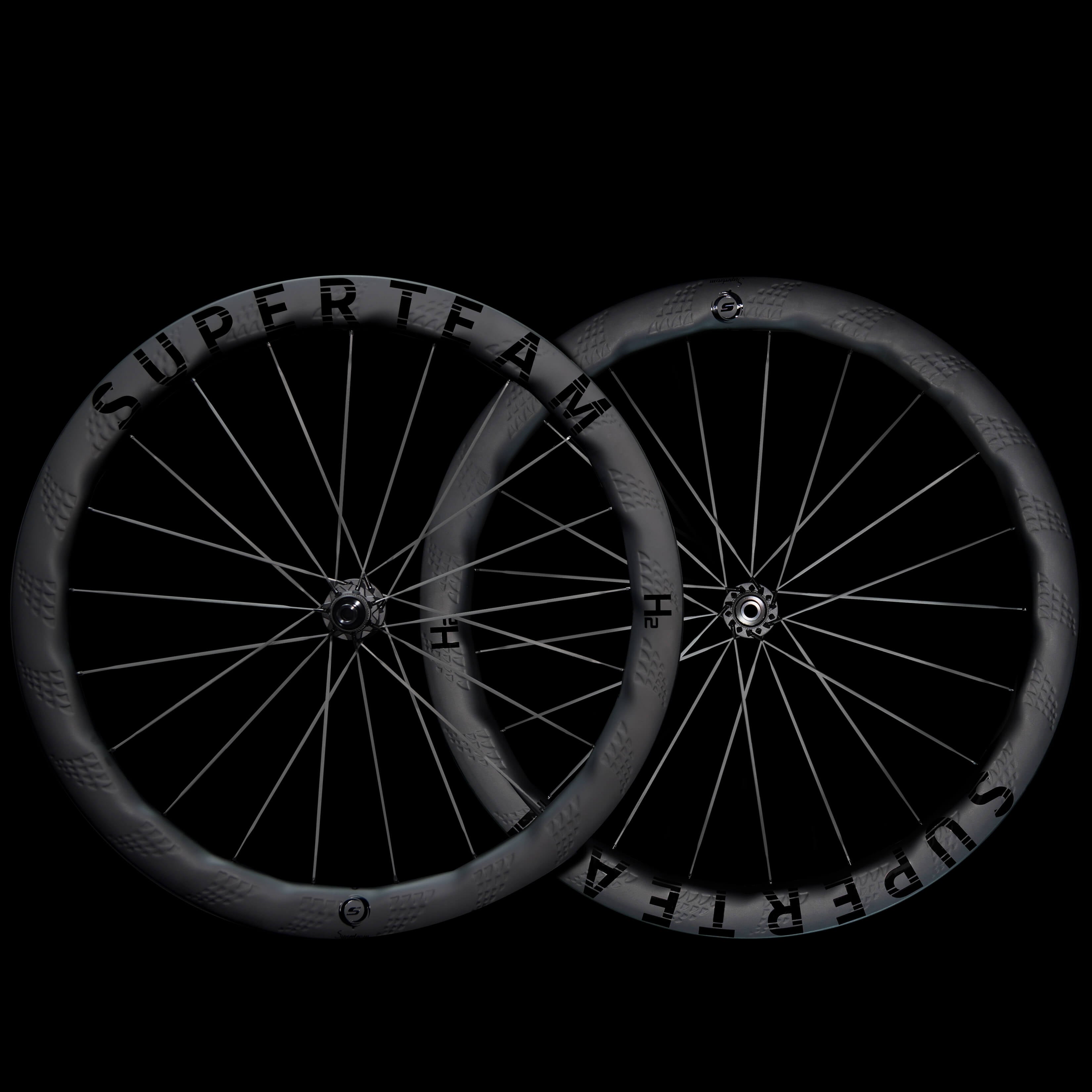 S - All Carbon Ultra H2 D30 - 50 Disc Brake Black Decals French Warehouse - Superteam Wheels
