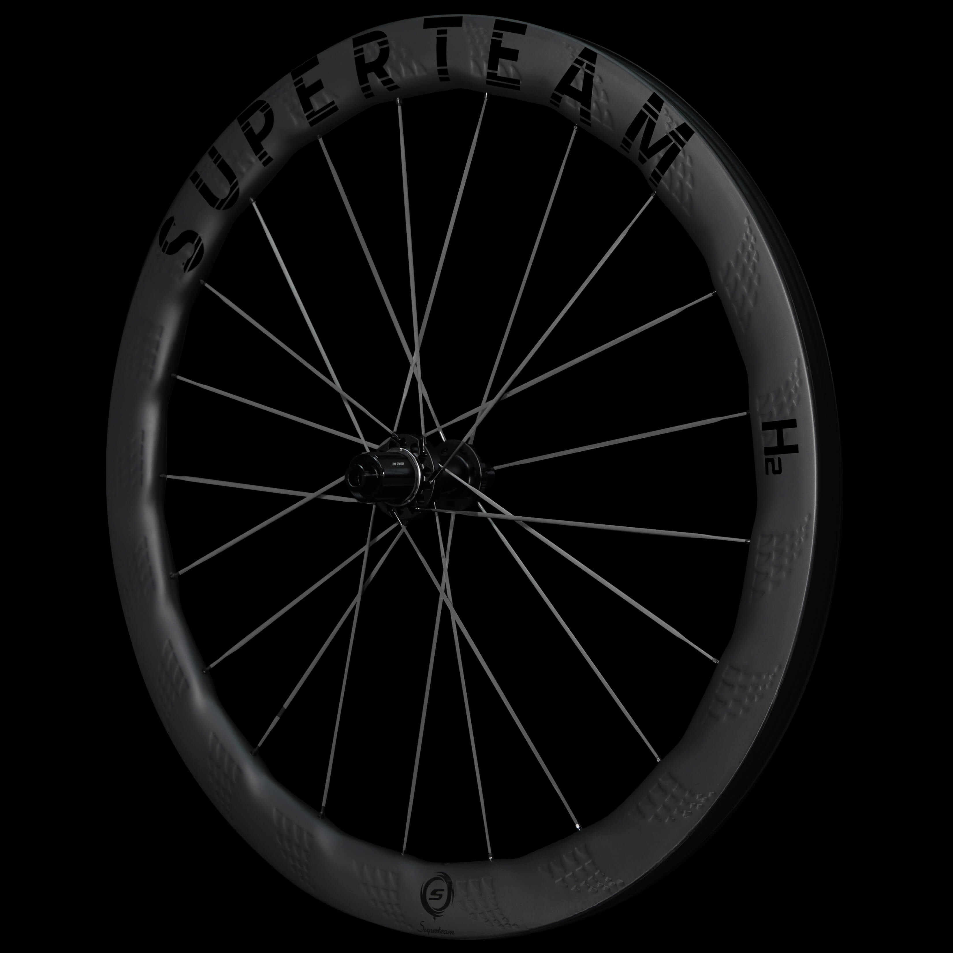 S - All Carbon Ultra H2 D30 - 50 Disc Brake Black Decals French Warehouse - Superteam Wheels