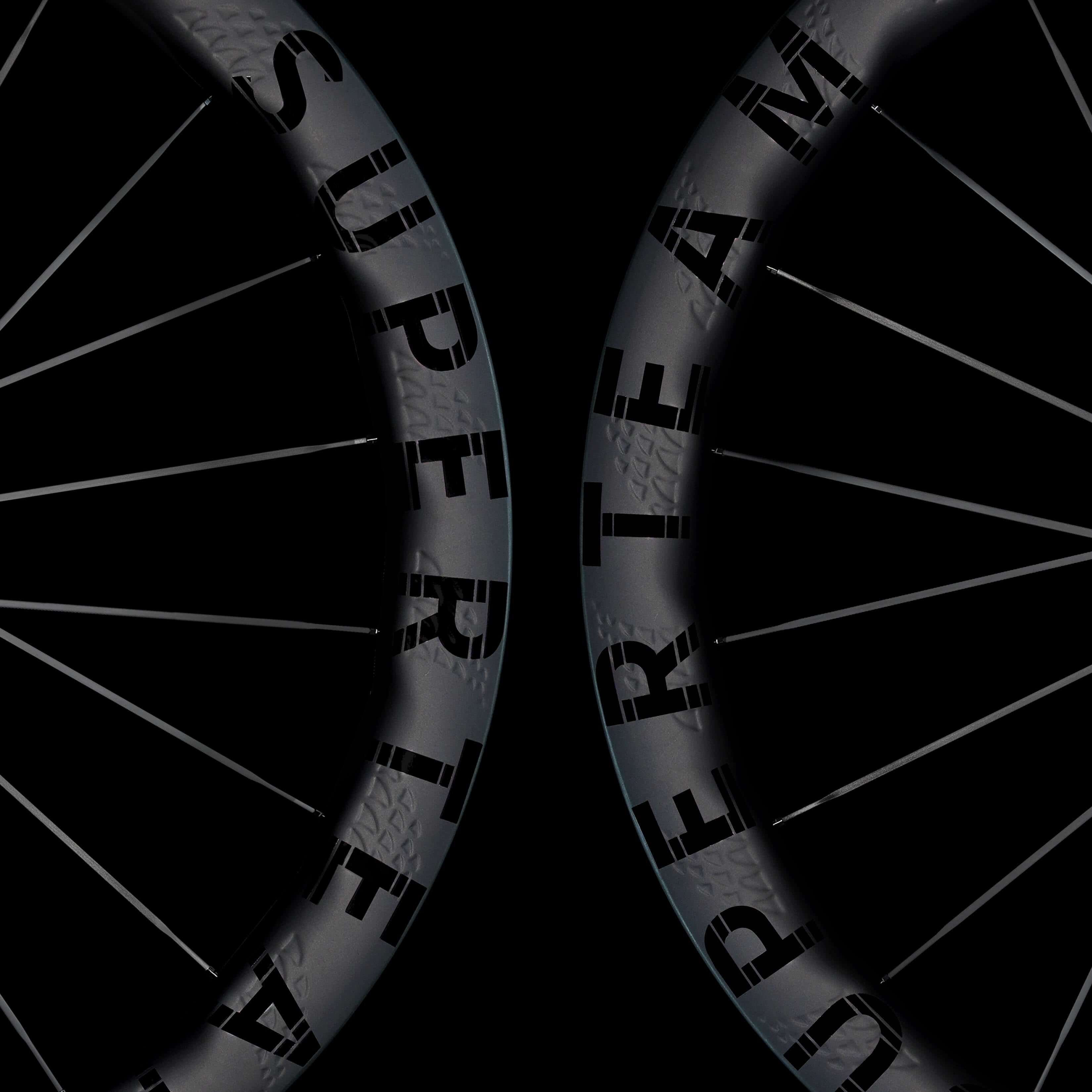 S - All Carbon Ultra H2 D30 - 50 Disc Brake Black Decals French Warehouse - Superteam Wheels