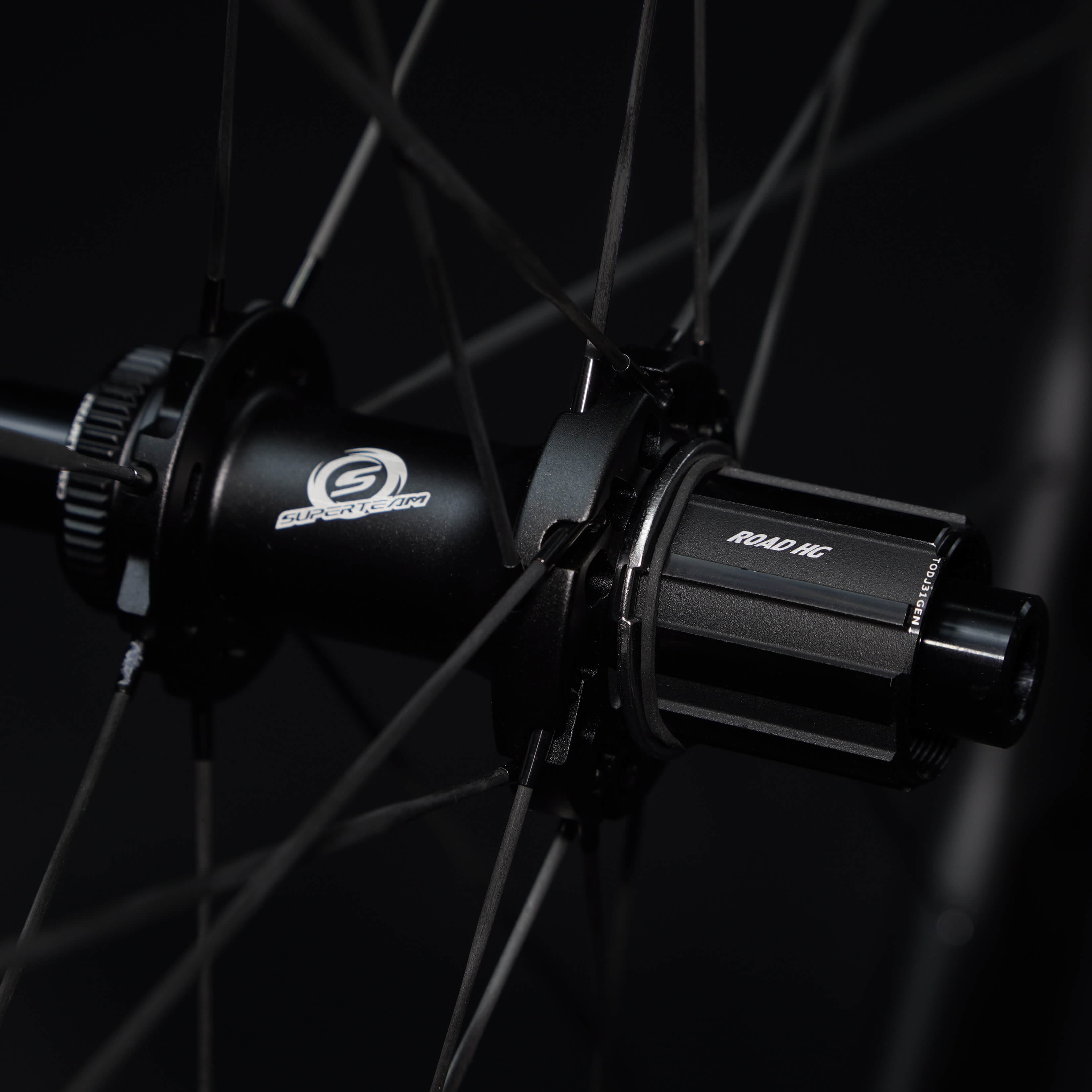 S - All Carbon Ultra H2 D30 - 50 Disc Brake Black Decals French Warehouse - Superteam Wheels