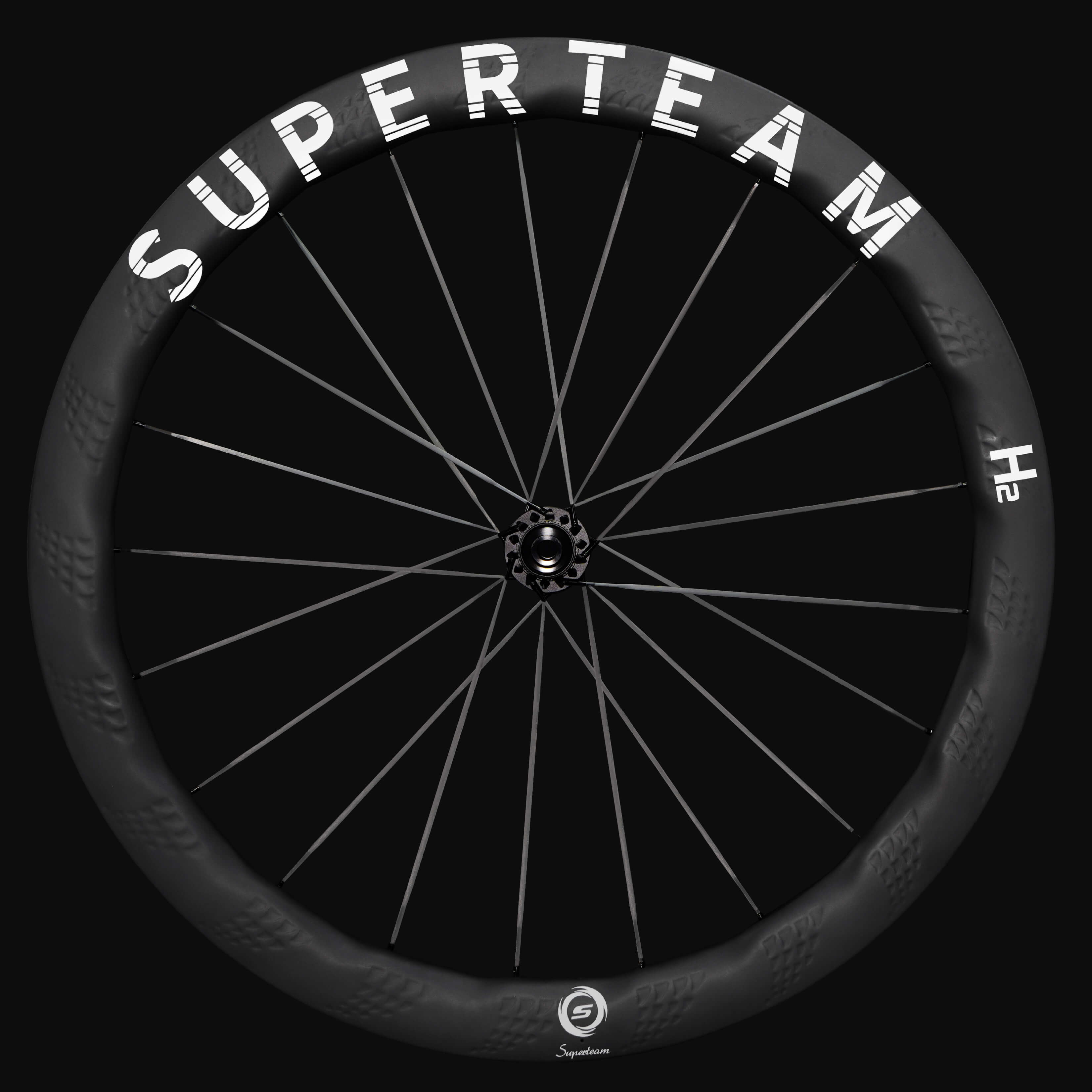 S - All Carbon Ultra H2 D30 - 50 Disc Brake White Decals - Superteam Wheels