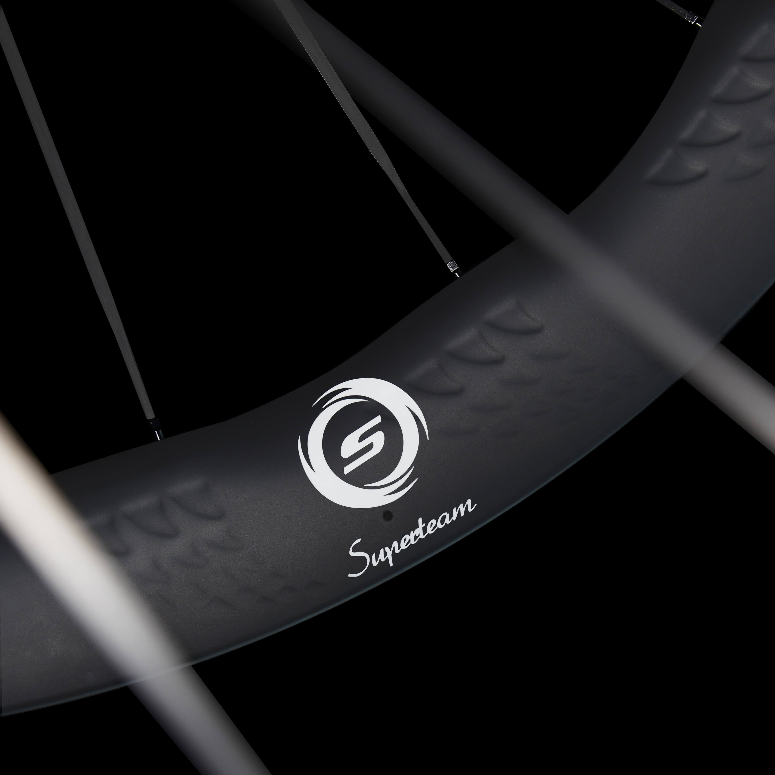 S - All Carbon Ultra H2 D30 - 50 Disc Brake White Decals - Superteam Wheels