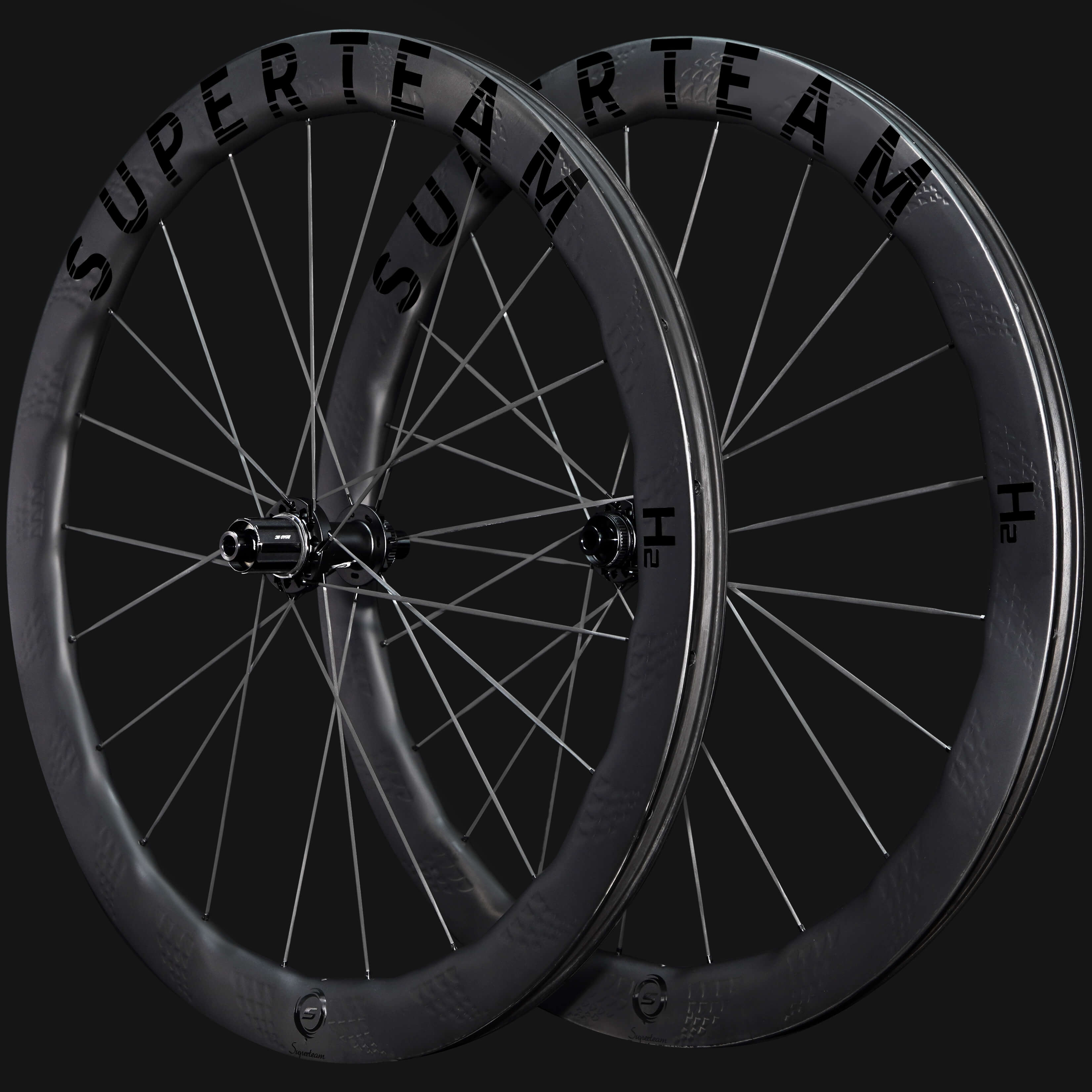 S-All Carbon Ultra H2 D30-50 Disc Brake Black Decals
