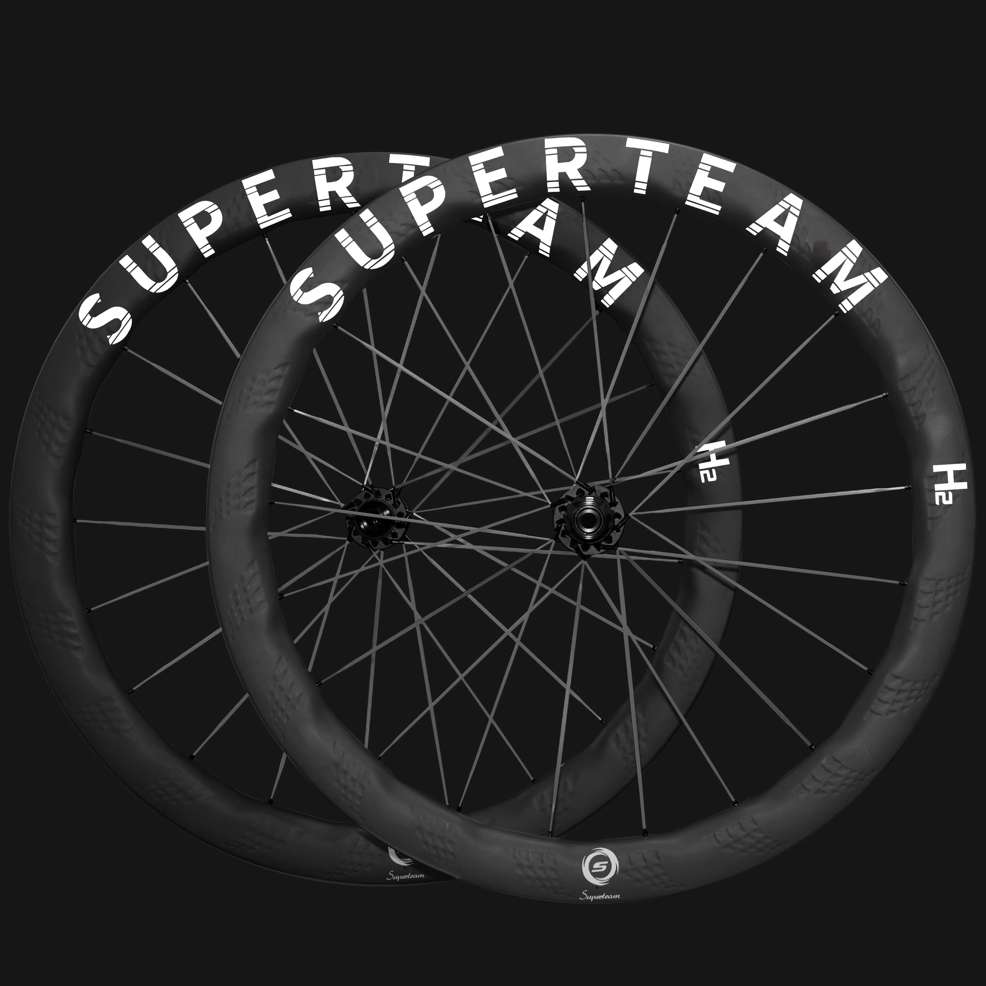 S-All Carbon Ultra H2 D30-50 Disc Brake White Decals