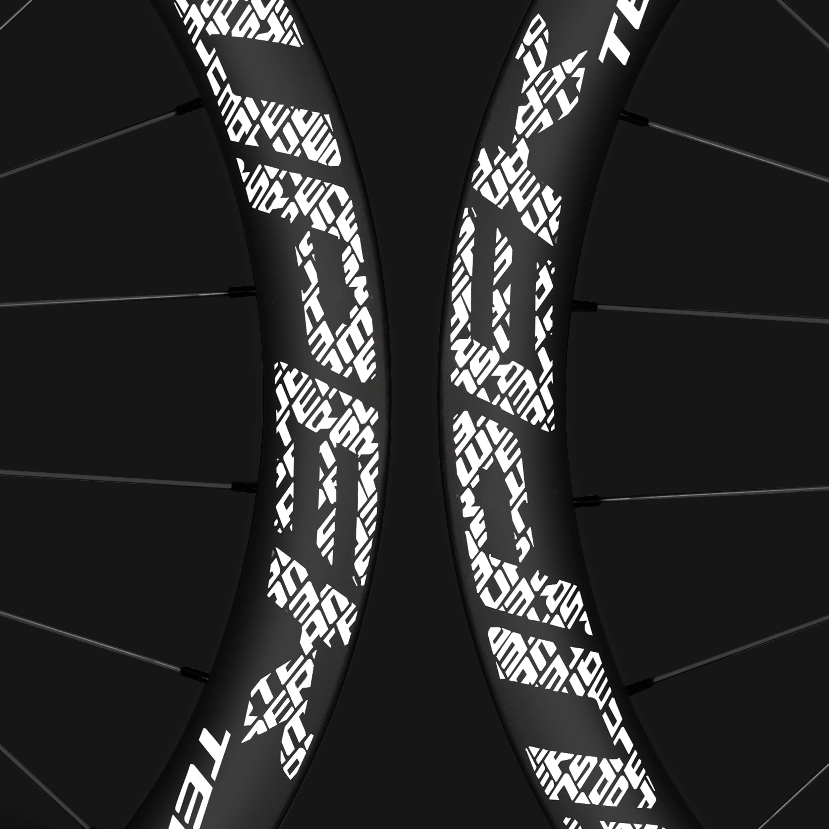 Classic PRO D28-45 Disc Brake White Decals PILLAR WING21 Spokes