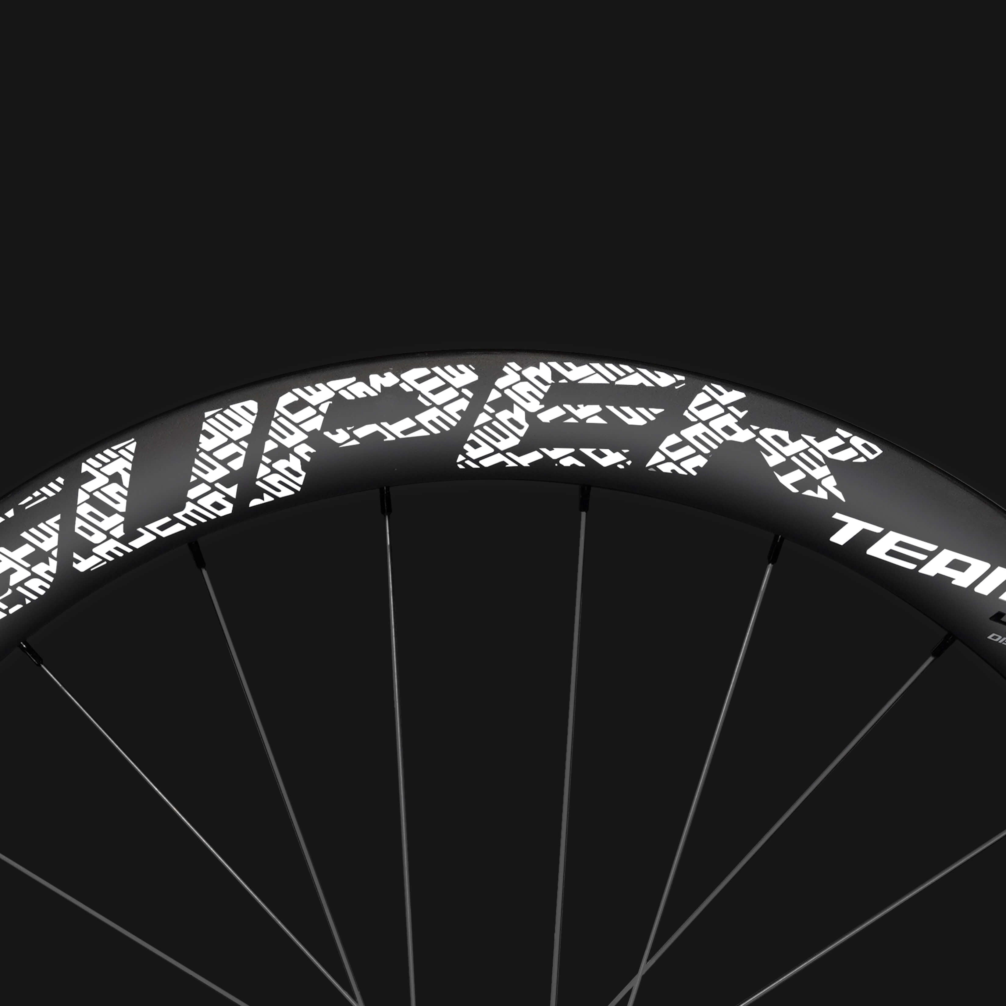 Classic PRO D28 - 45 Disc Brake White Decals PILLAR WING21 Spokes - Superteam Wheels