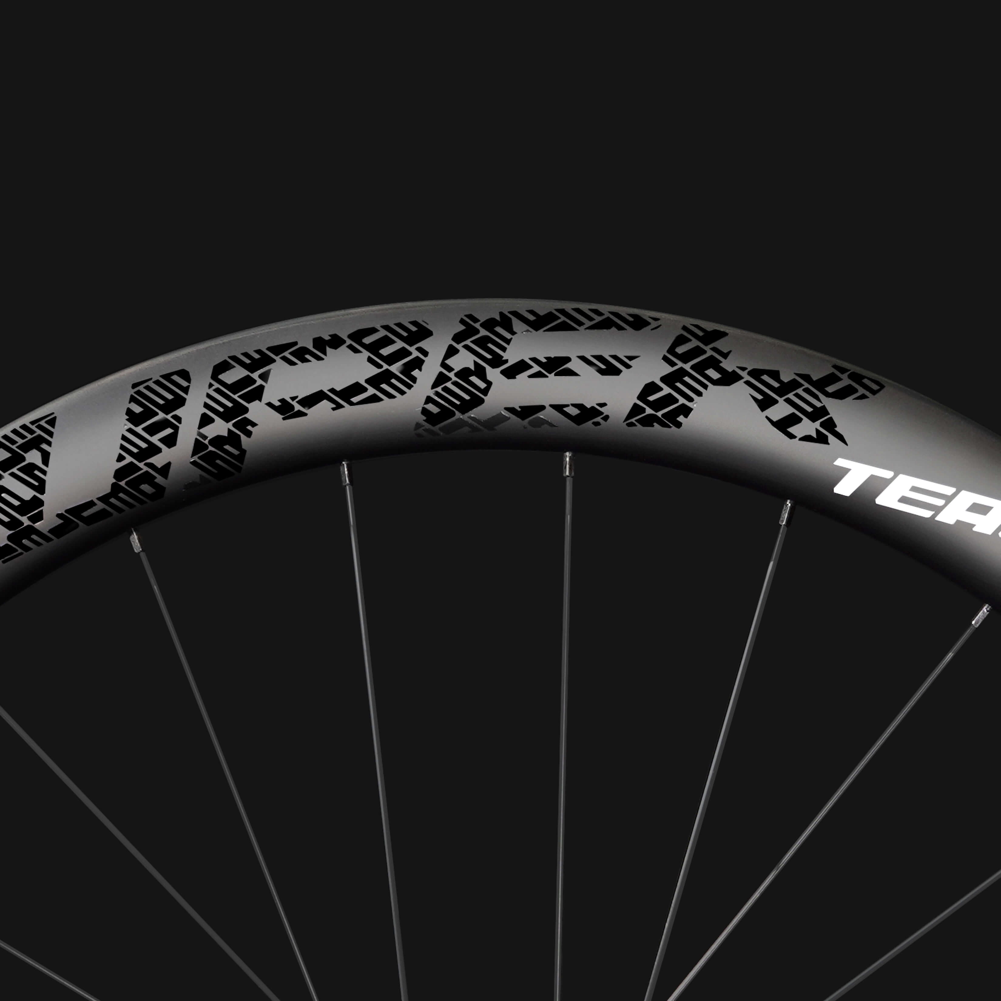 Classic PRO D28 - 45 Disc Brake Black Decals PILLAR WING21 Spokes - Superteam Wheels