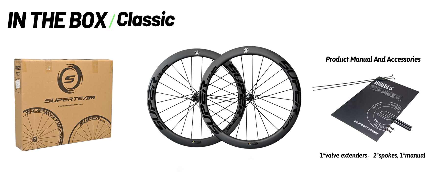 Classic Series D25-38 Carbon Wheelset DISC Brake