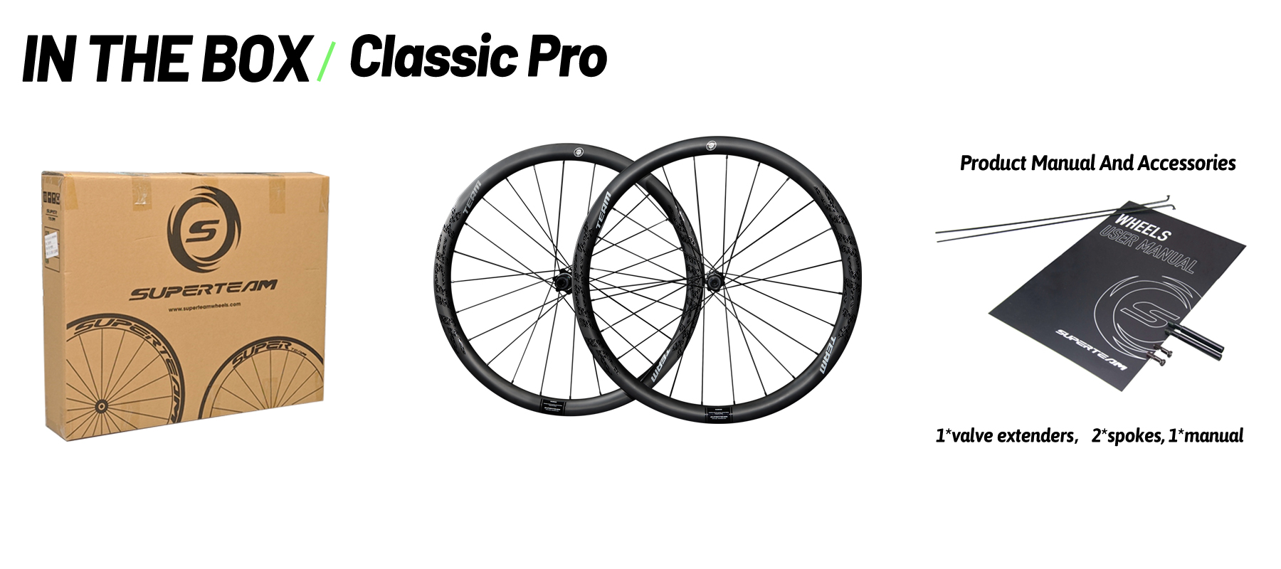 Superteam Classic Pro DISC Brake Wheelsets
