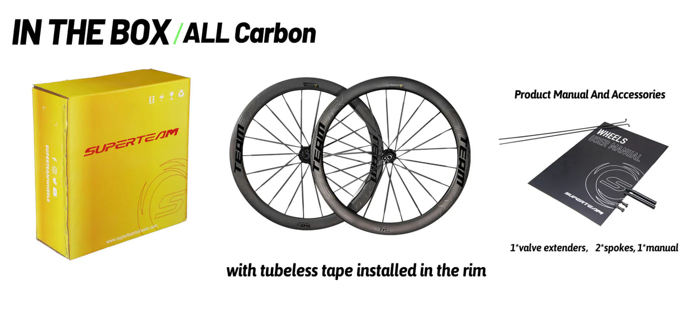 Superteam S-ALL Carbon Ⅱ D28-50 DISC Brake Wheelsets