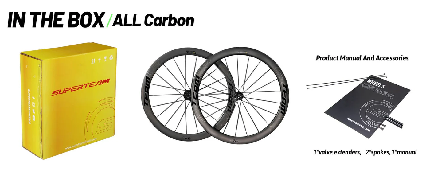 Superteam S-ALL Carbon D28-50 DISC Brake wheelsets