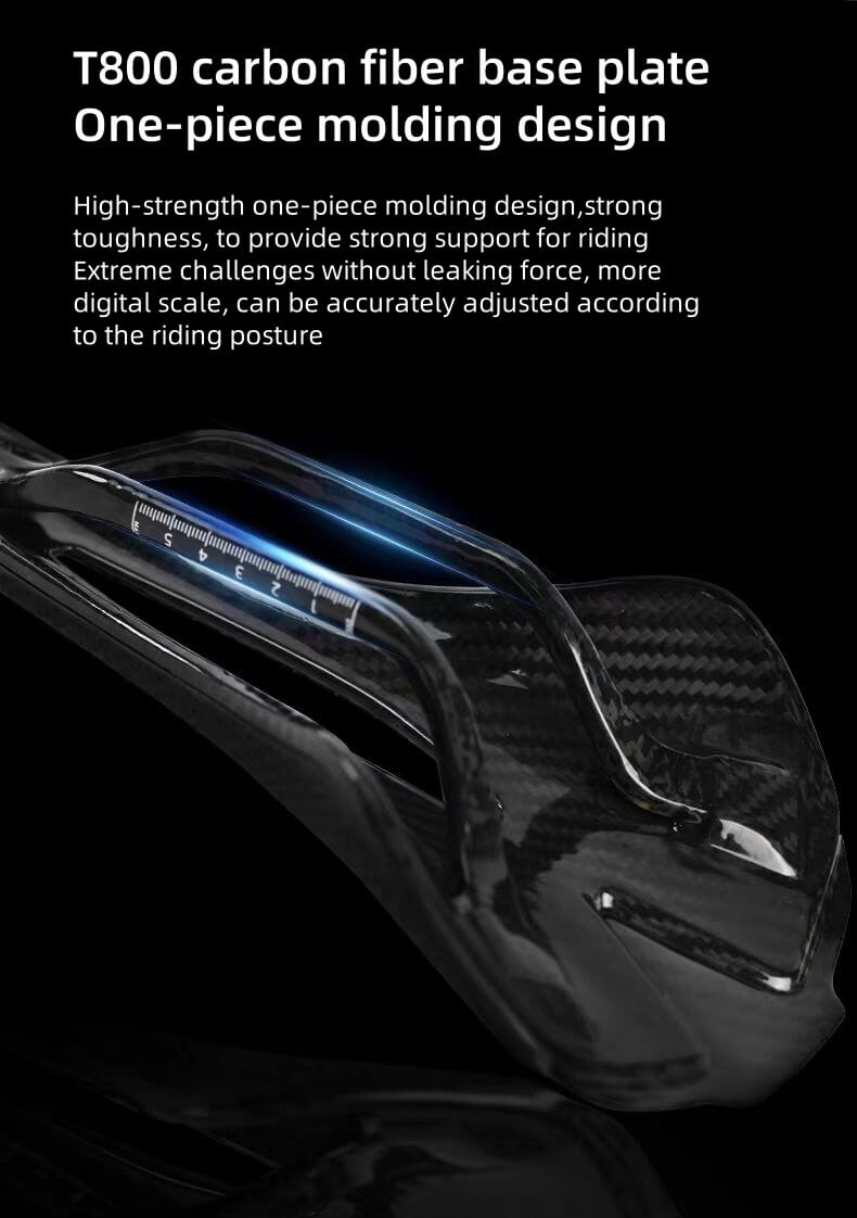 Superteam Air Full Carbon Fiber 3D Printing Short - Nosed Bike Saddle - Superteam Wheels