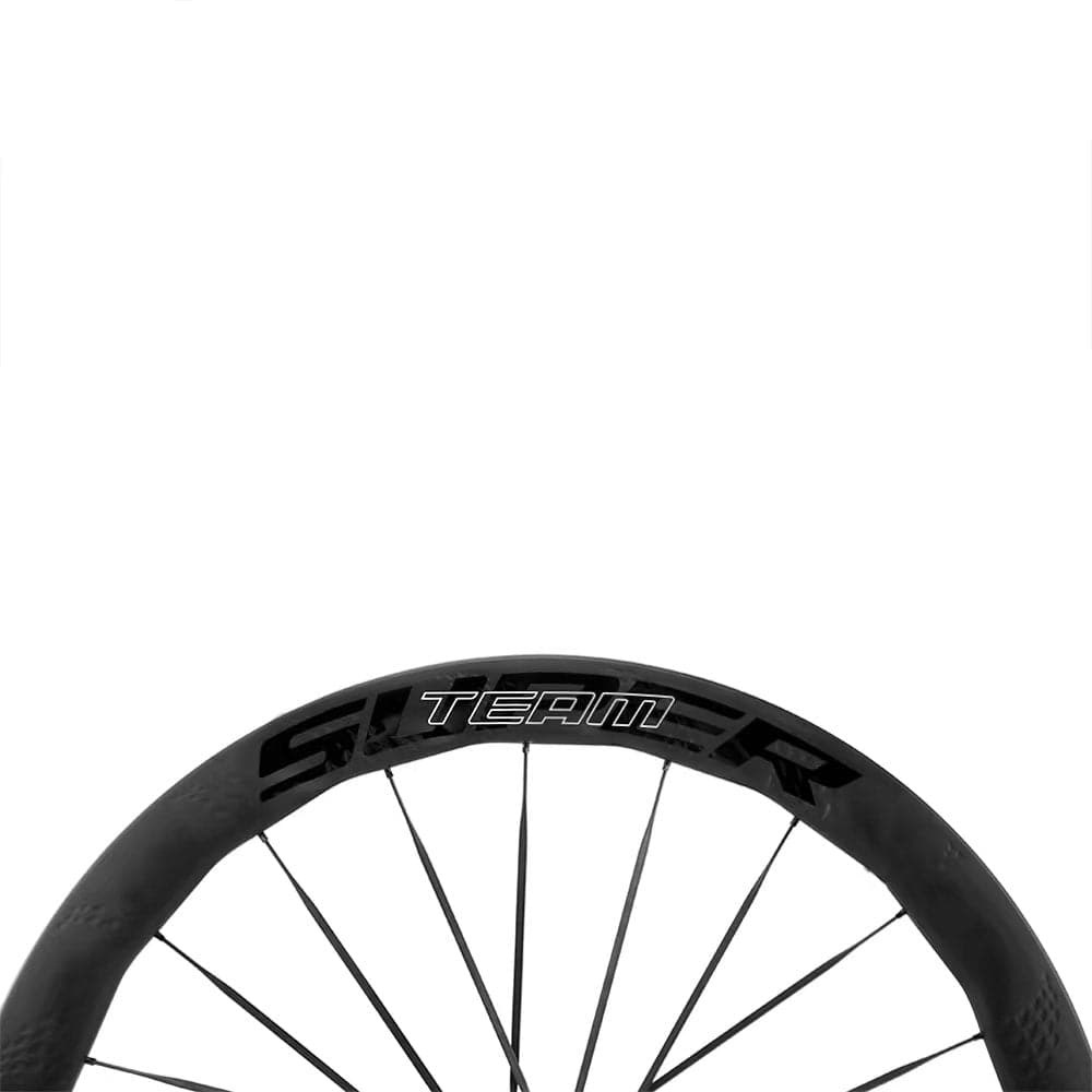S - ALL Carbon Ultra D28 - 50 DISC Brake Overlapping Decals - Superteam Wheels