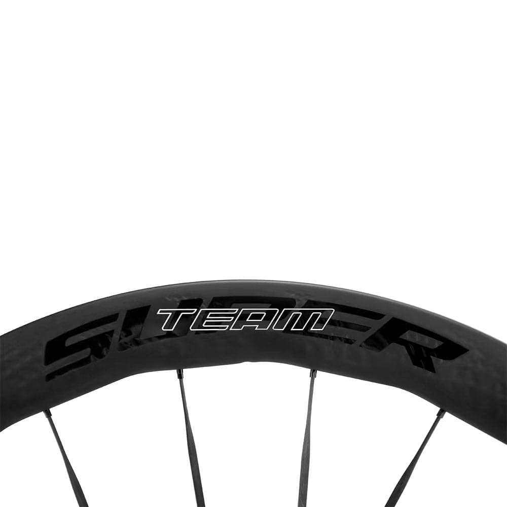 S - ALL Carbon Ultra D28 - 50 DISC Brake Overlapping Decals - Superteam Wheels