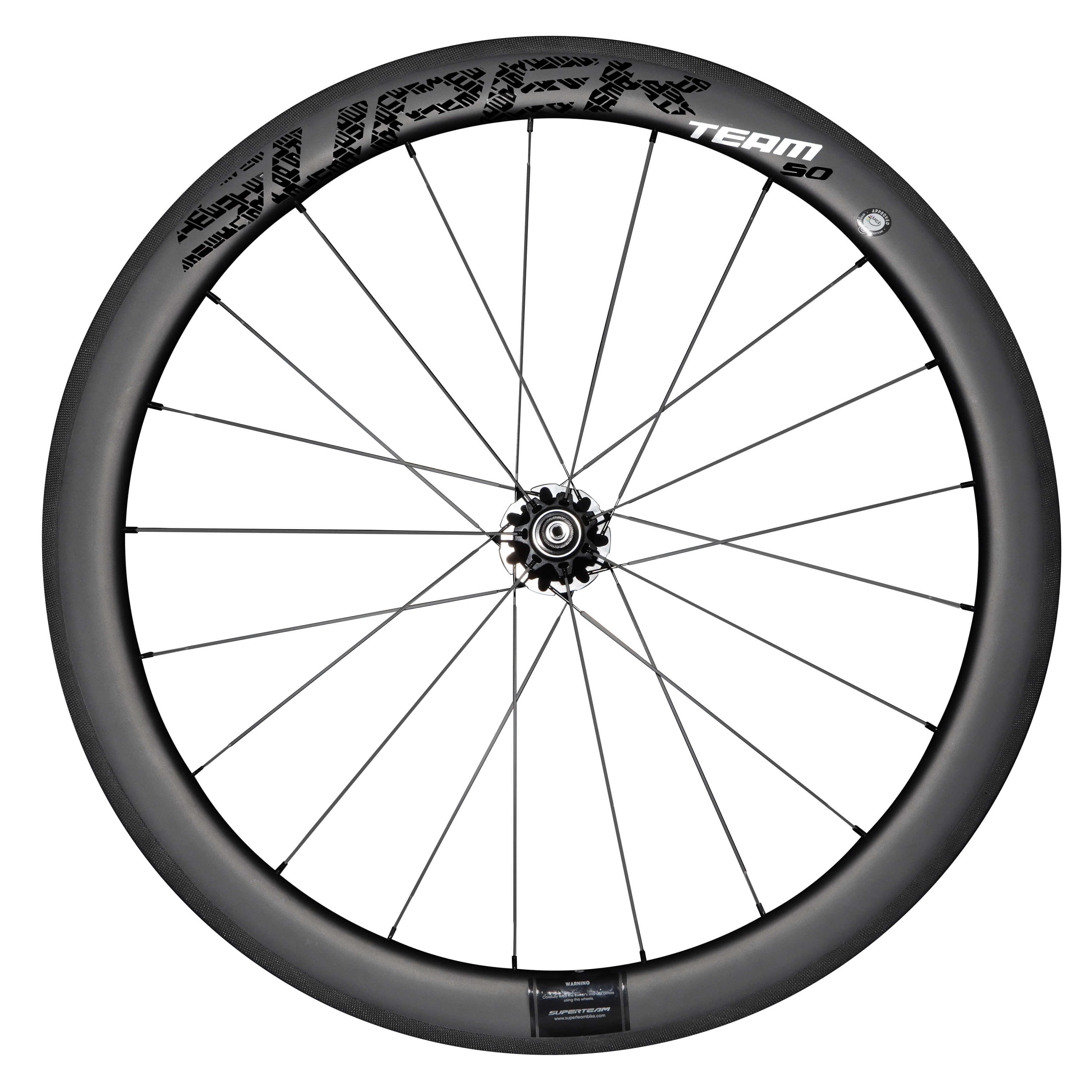 Conjunto de rodas de carbono Classic PRO R25-50 RIM Brake Black Decals