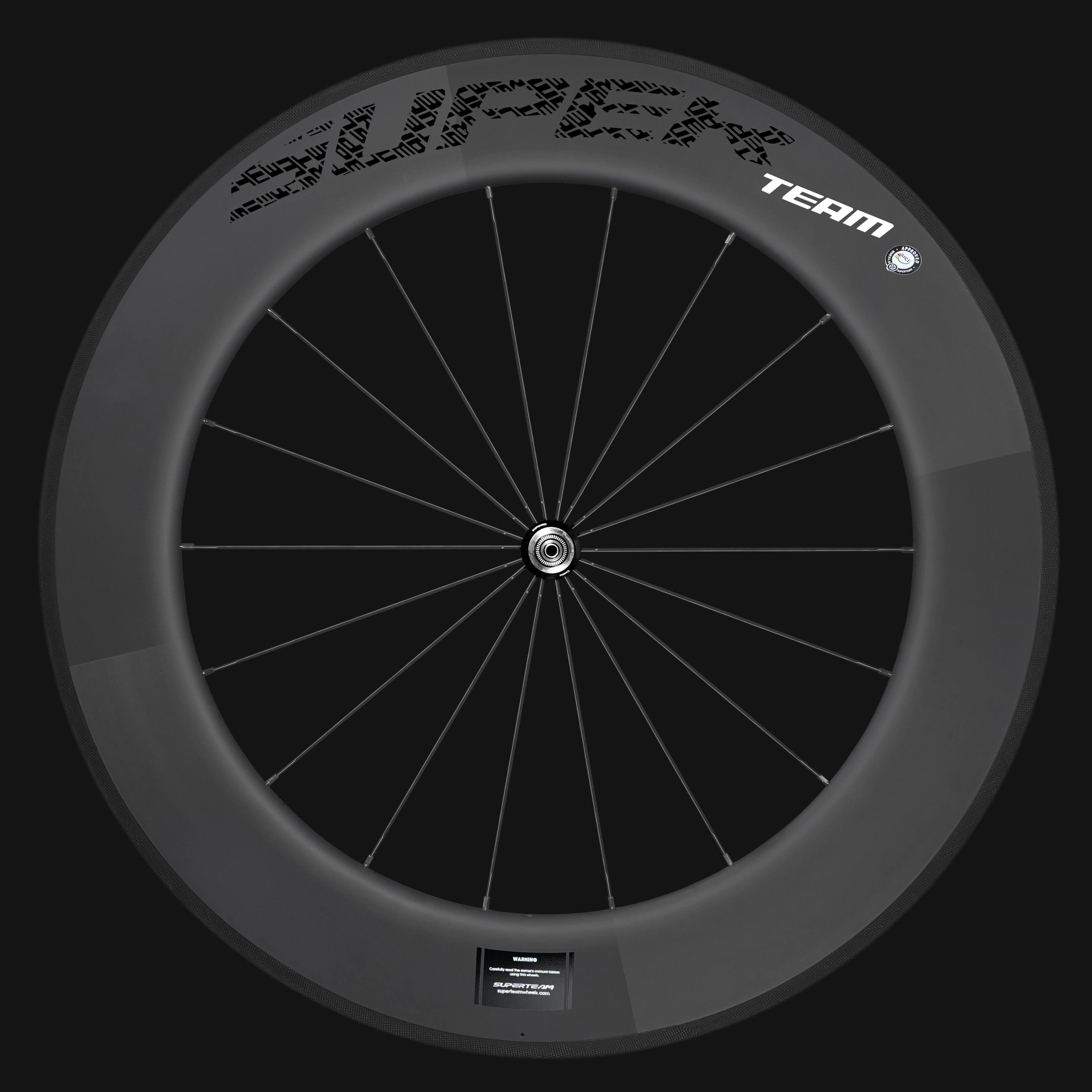Classic PRO R25-88 Carbon Wheelset RIM Brake Black Decals