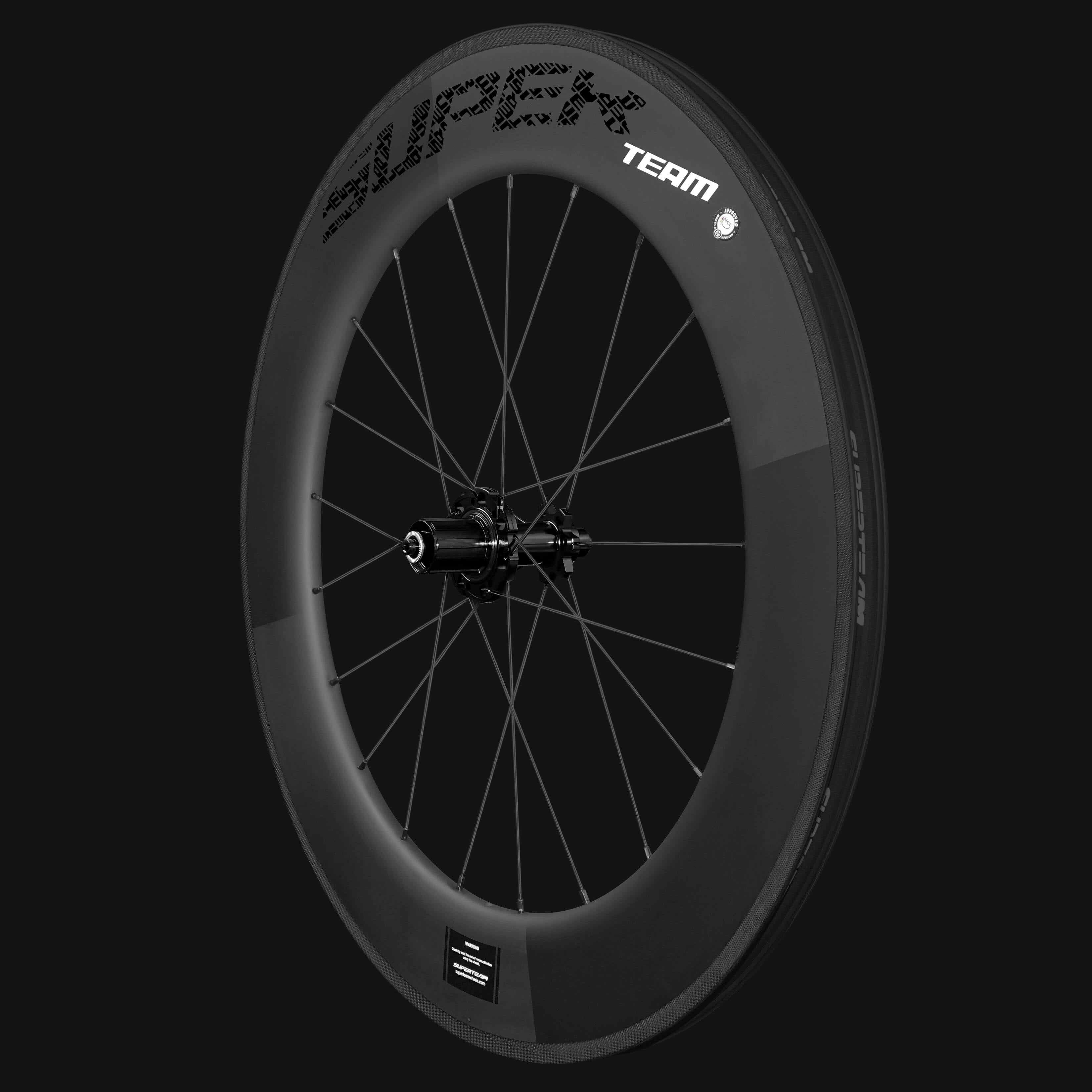 Classic PRO R25-88 Carbon Wheelset RIM Brake Black Decals