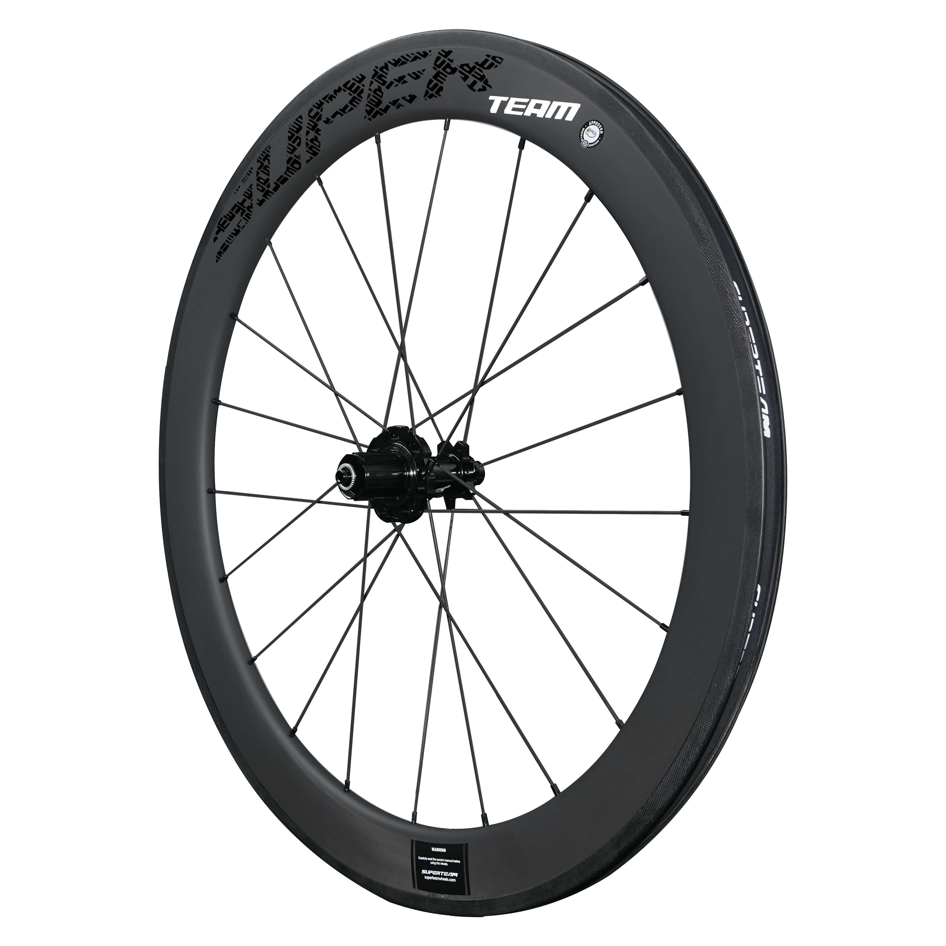 Classic PRO R25-60 Carbon Wheelset RIM Brake Black Decals