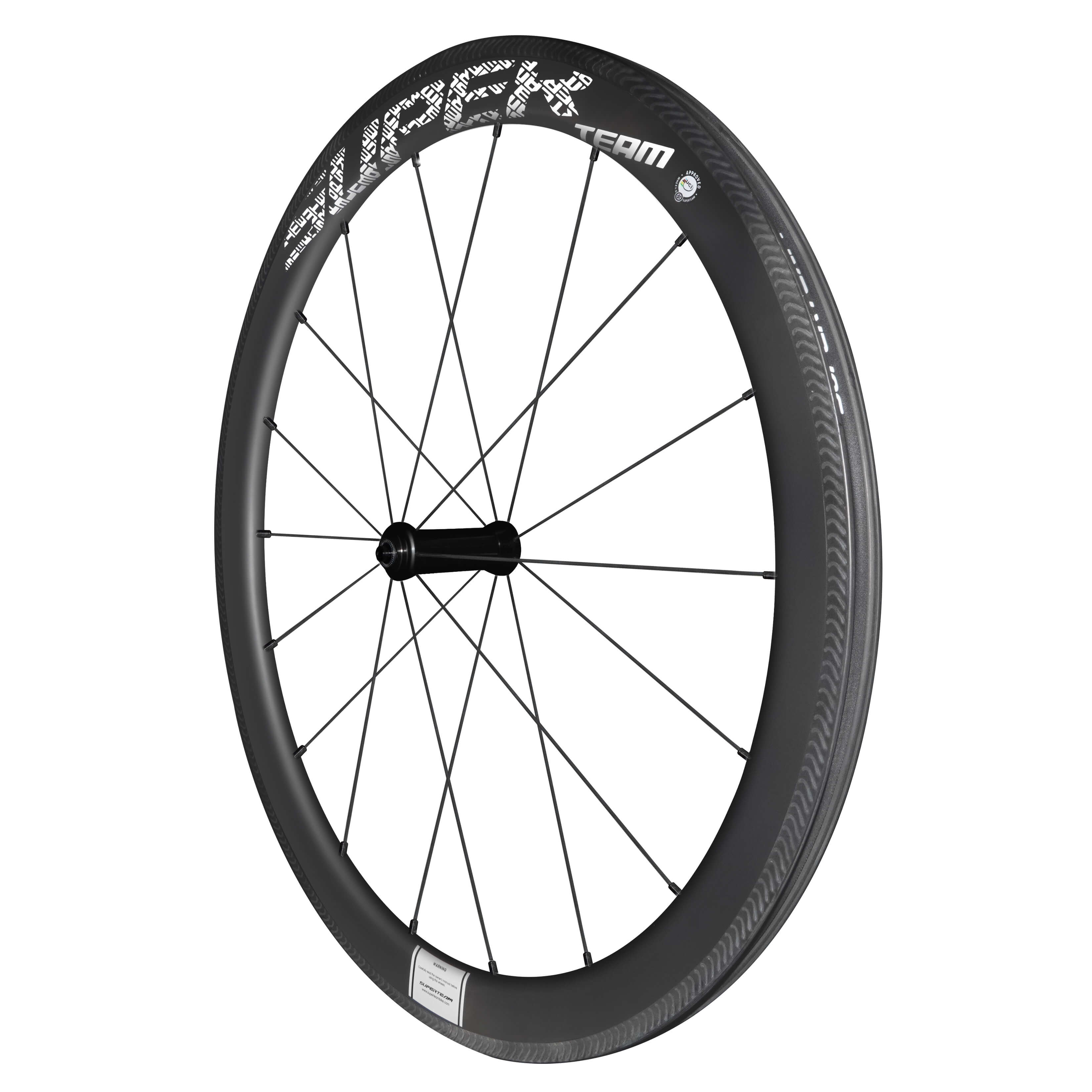 Conjunto de rodas de carbono Classic PRO R25-50 RIM Brake White Decals