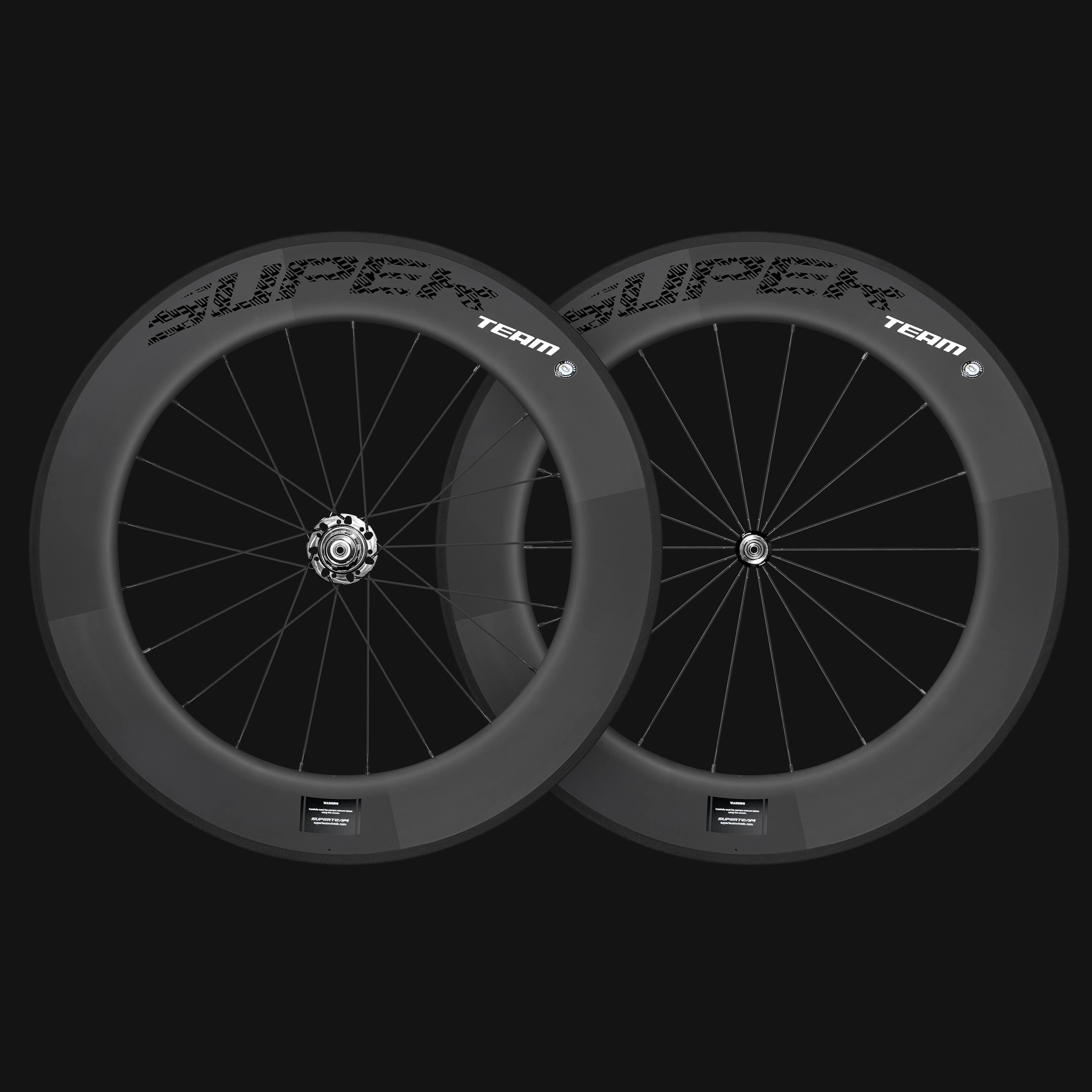 Classic PRO R25-88 Carbon Wheelset RIM Brake Black Decals