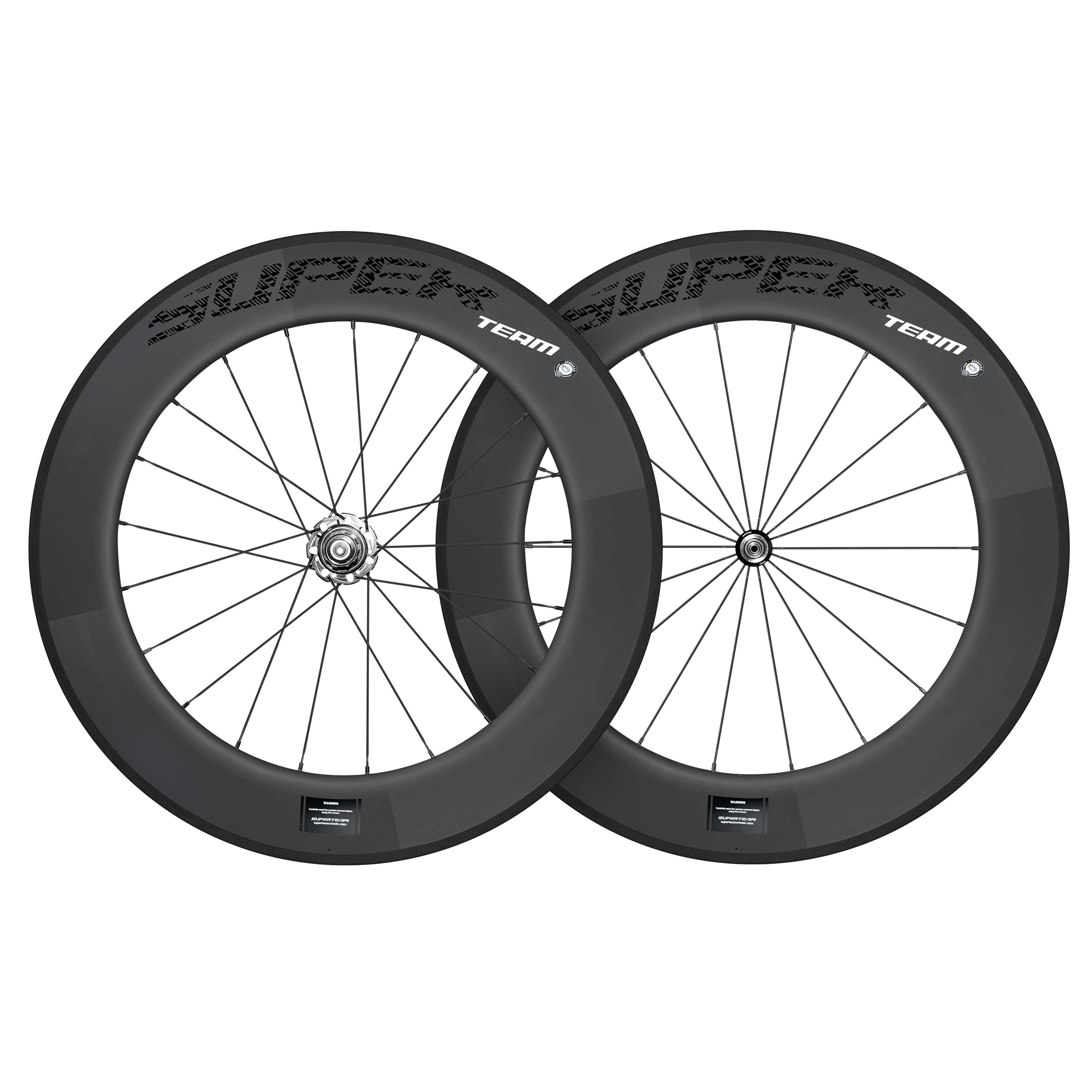 Conjunto de rodas de carbono Classic PRO R25-50 RIM Brake Black Decals