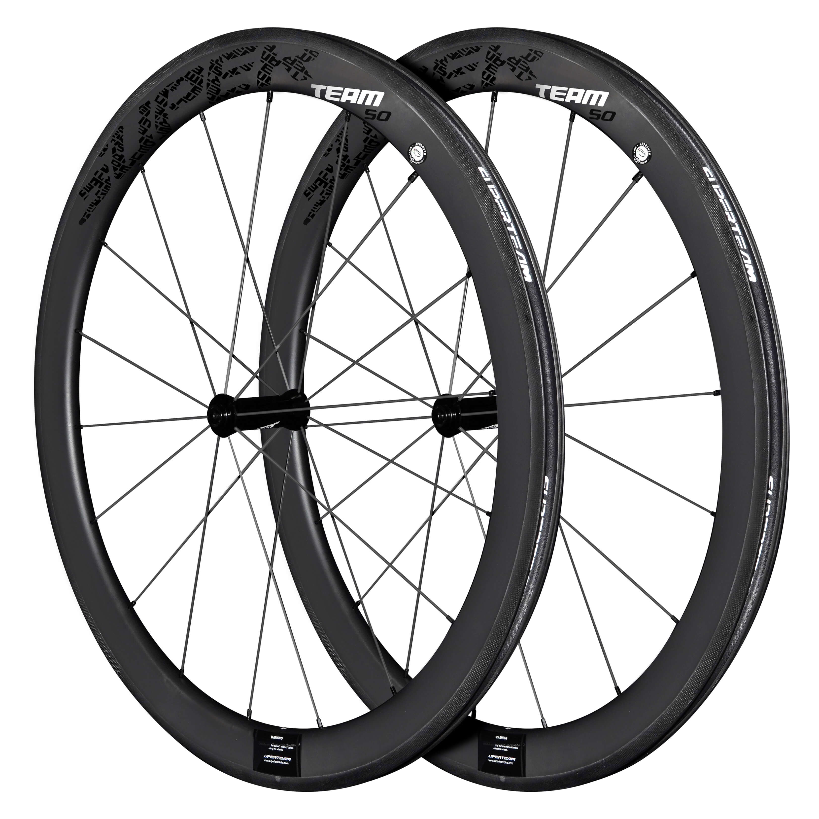 Classic PRO R25-50 Carbon Wheelset RIM Brake Black Decals