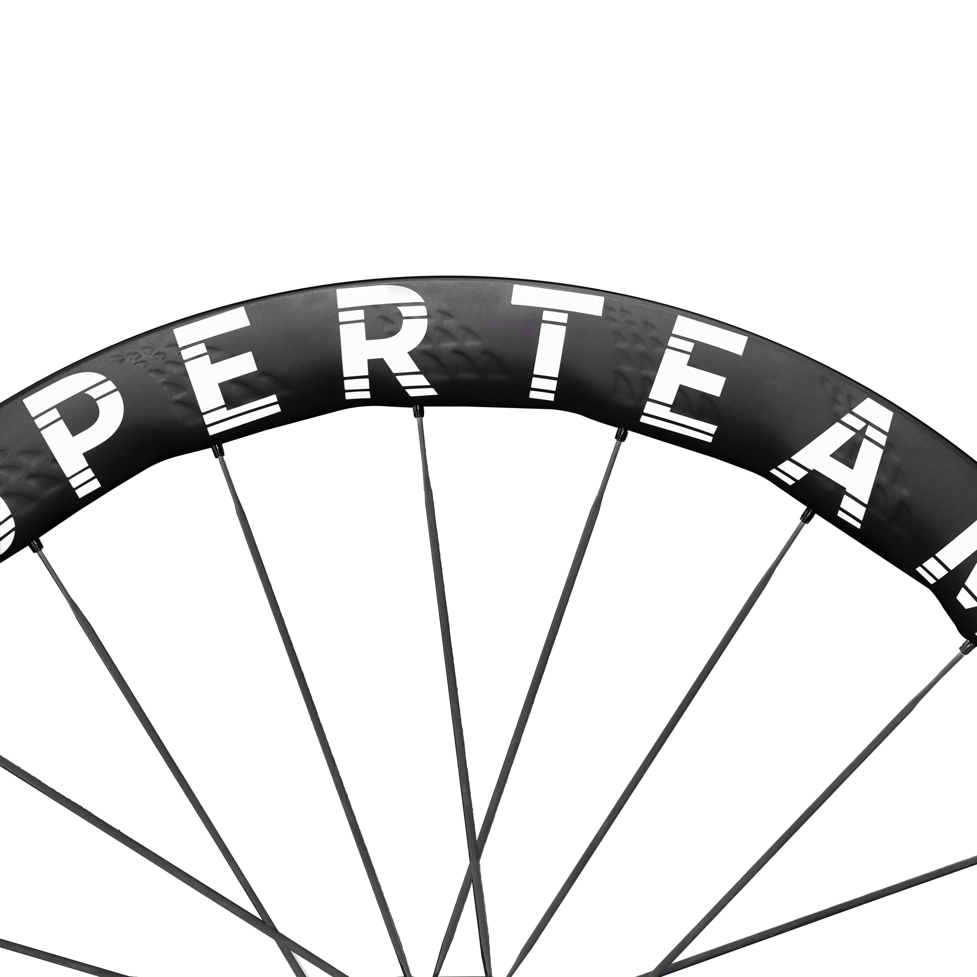 S-All Carbon Ultra H2 D30-50 Disc Brake White Decals | Superteam