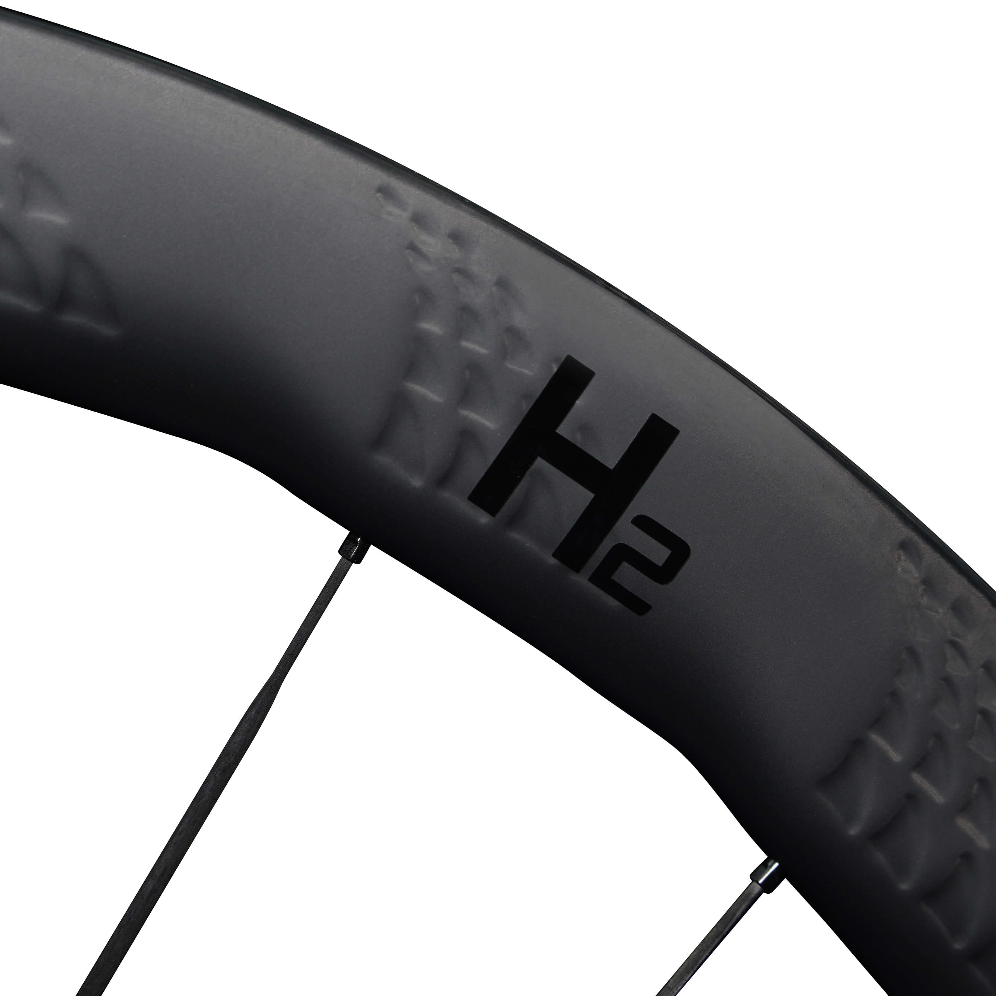 S-All Carbon Ultra H2 D30-50 Disc Brake Black Decals